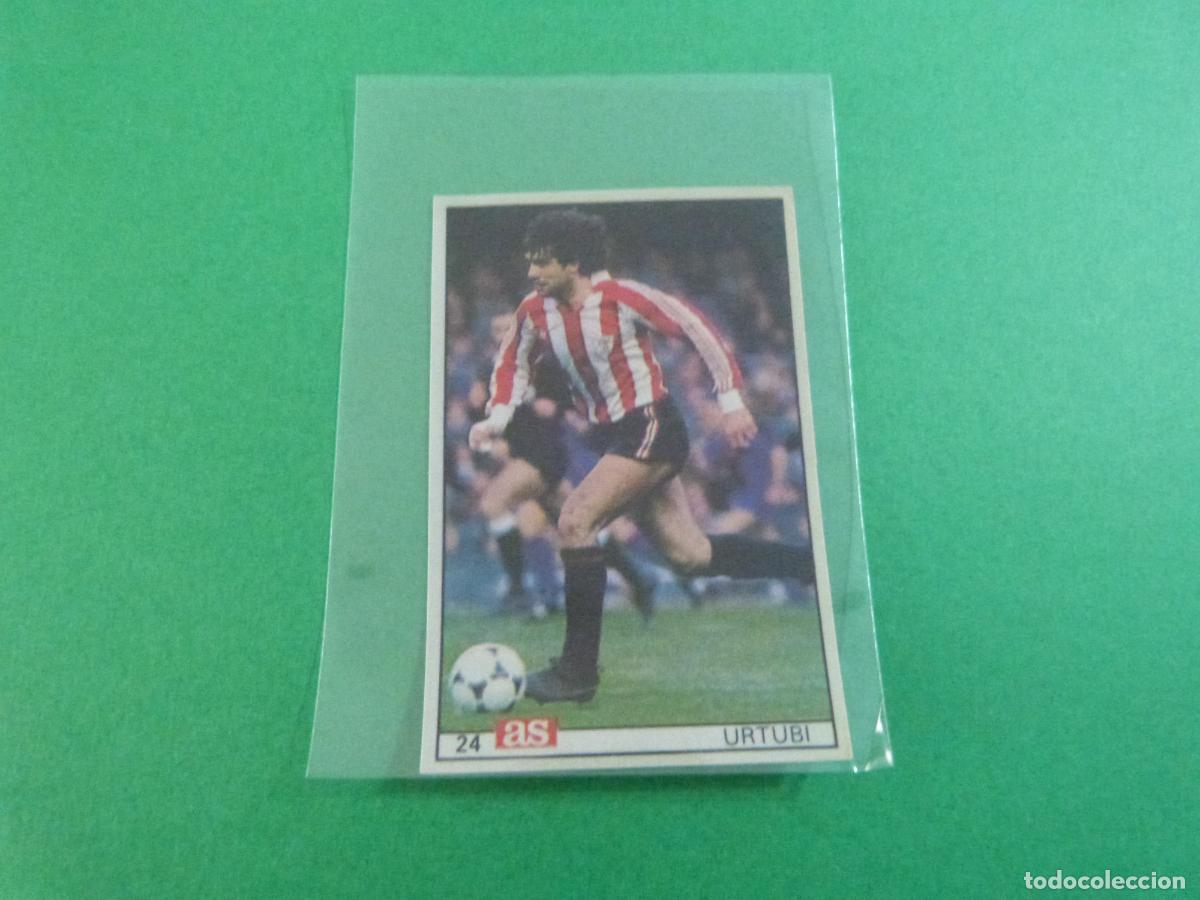 Cromos de F&uacute;tbol: CROMO FUTBOL URTUBI ATH. BILBAO DESPEGADO N&ordm; 24 LIGA AS 1986-1987/86-87