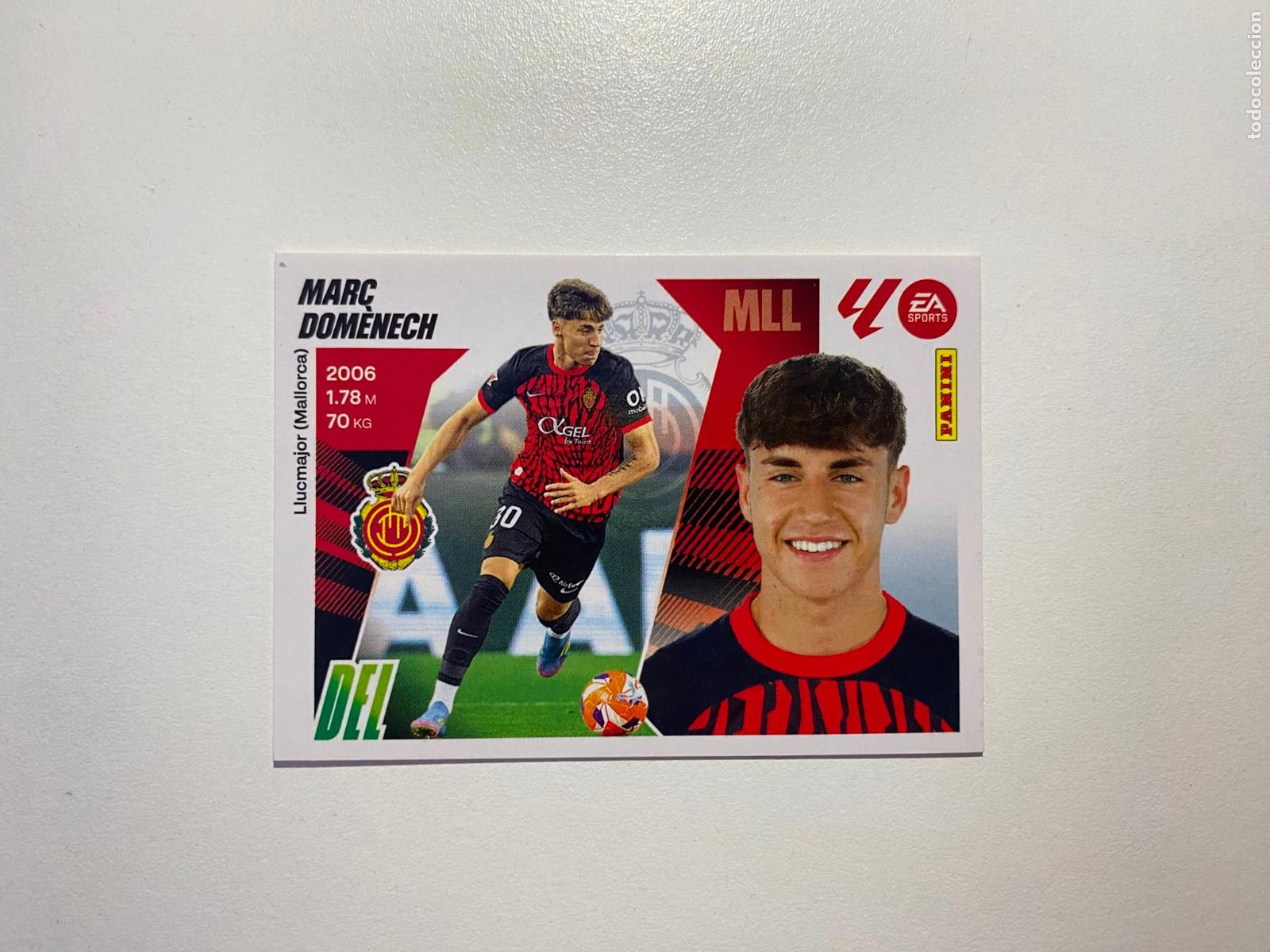 Cromos de F&uacute;tbol: LALIGA ESTE 2025 2026 EA SPORTS 25 26 ALBUM PANINI LIGA N 17 RCD MALLORCA MARC DOM&Egrave;NECH