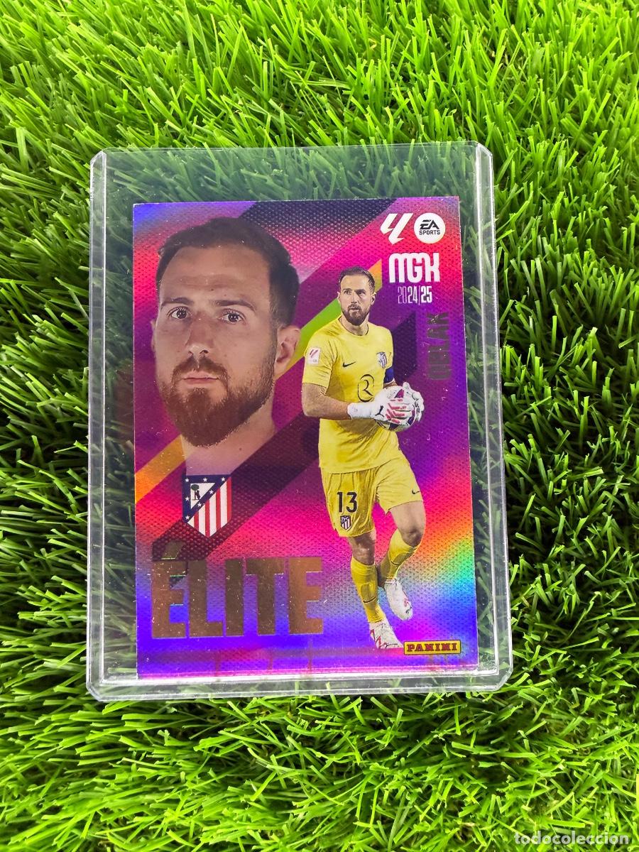 Cromos de F&uacute;tbol: N&ordm; 12 Oblak &Eacute;lite Atl&eacute;tico de Madrid Megacracks 24 25