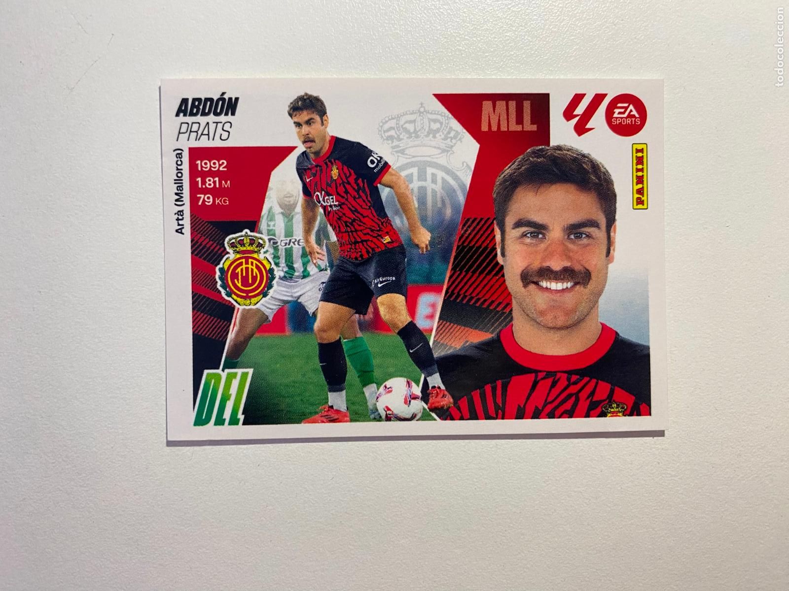 Cromos de F&uacute;tbol: LALIGA ESTE 2025 2026 EA SPORTS 25 26 ALBUM PANINI LIGA N 20A RCD MALLORCA ABD&Oacute;N