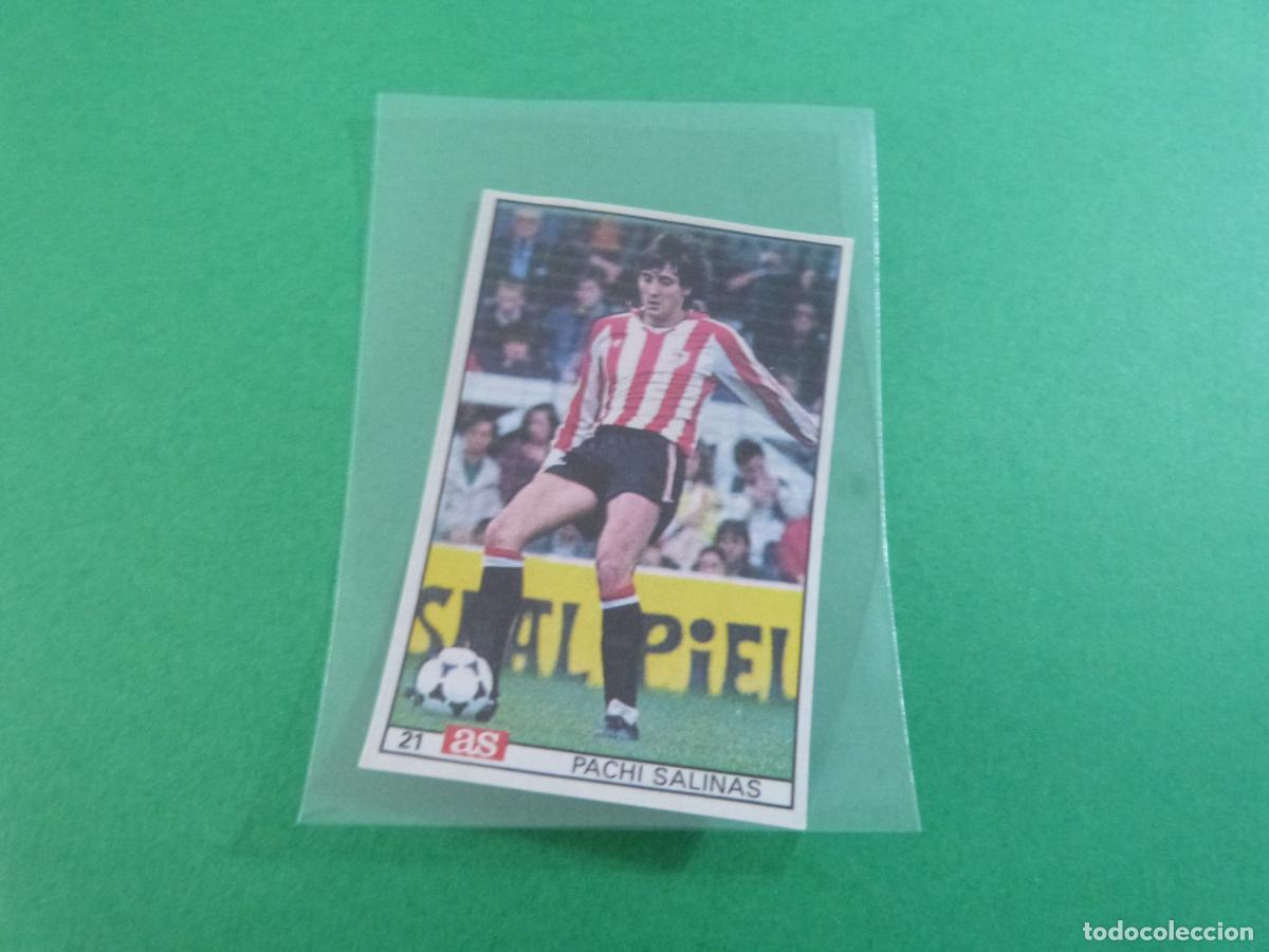 Cromos de F&uacute;tbol: CROMO FUTBOL PACHI SALINAS ATH. BILBAO DESPEGADO N&ordm; 21 LIGA AS 1986-1987/86-87