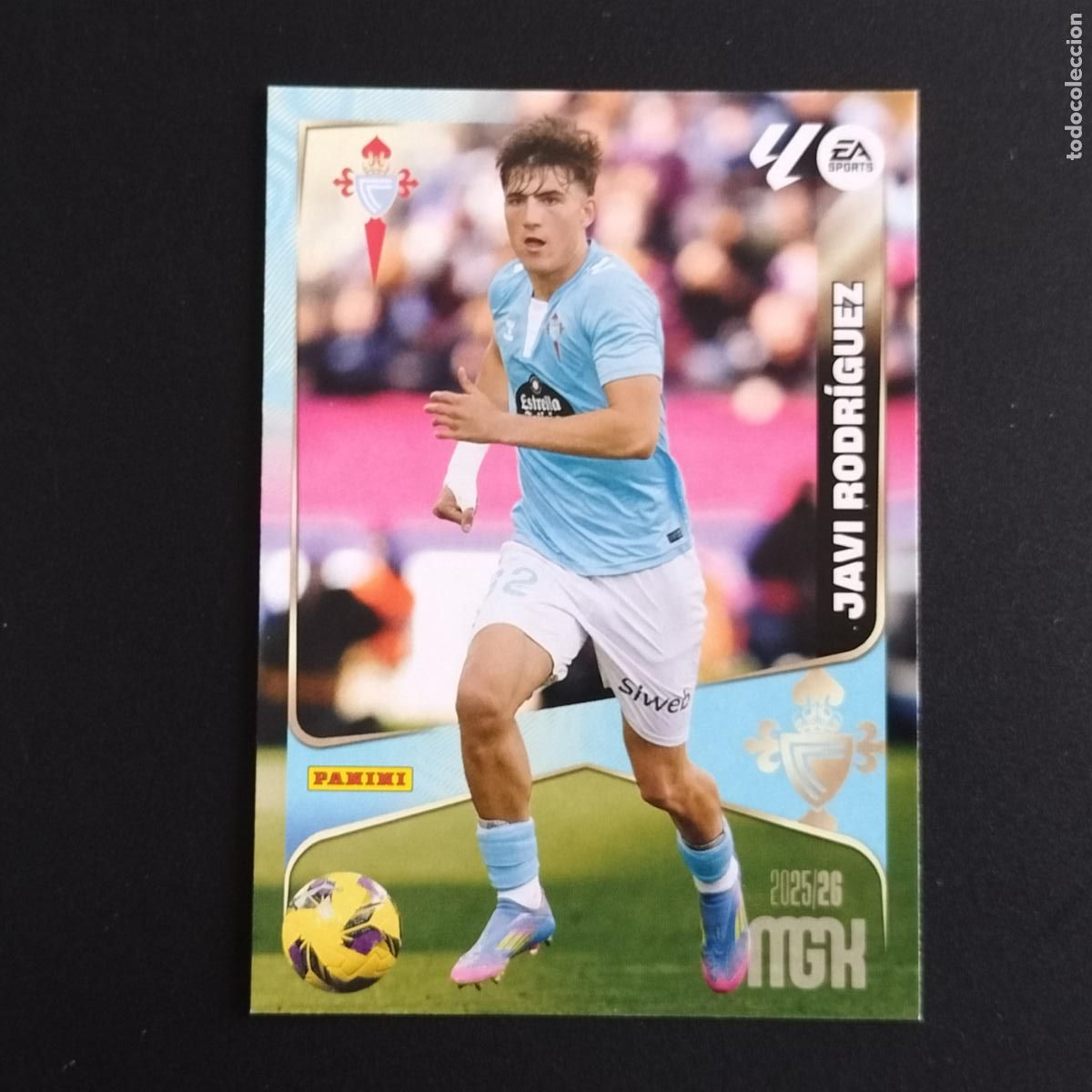 Cromos de F&uacute;tbol: MGK 112 JAVI RODRIGUEZ CELTA VIGO CROMOS ALBUM MEGACRACKS LIGA FUTBOL 2025 2026 25 26