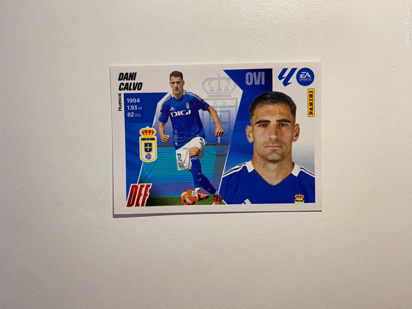 Cromos de F&uacute;tbol: LALIGA ESTE 2025 2026 EA SPORTS 25 26 ALBUM PANINI LIGA N 6 REAL OVIEDO DANI CALVO