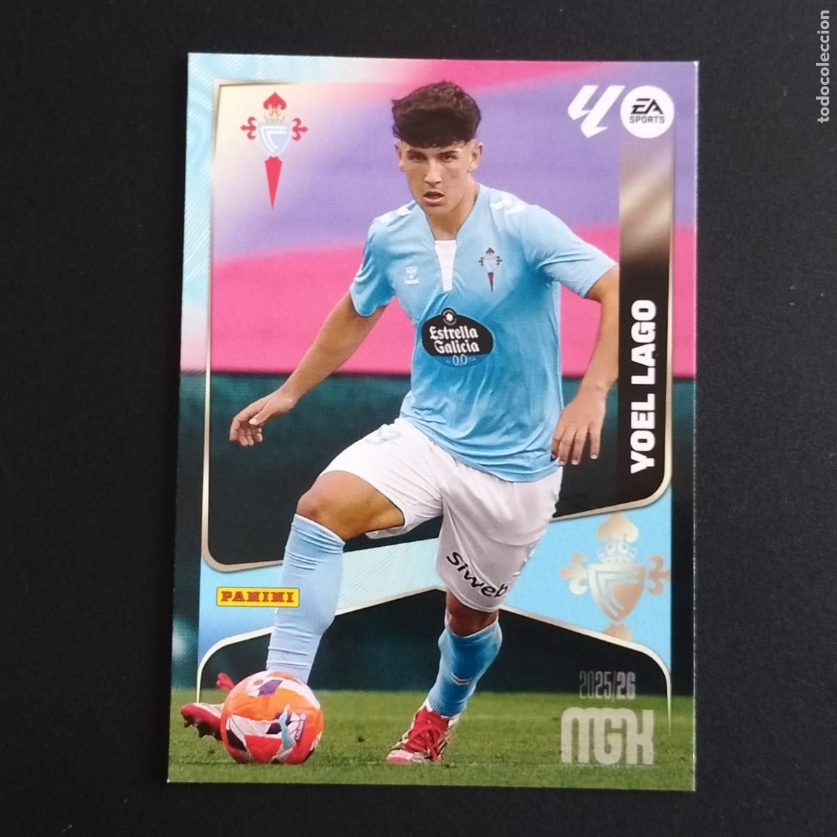 Cromos de F&uacute;tbol: MGK 115 YOEL LAGO CELTA VIGO CROMOS ALBUM MEGACRACKS LIGA FUTBOL 2025 2026 25 26