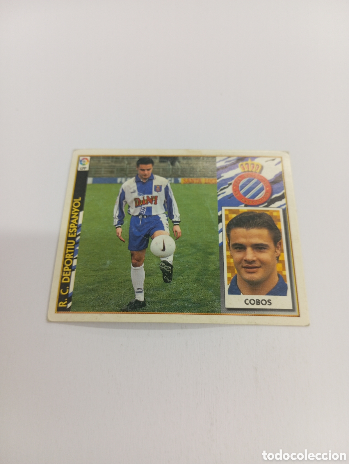 Cromos de Futebol: COBOS Espanyol Espa&ntilde;ol Liga Este 1997 1998 NUEVO SIN PEGAR 97 98