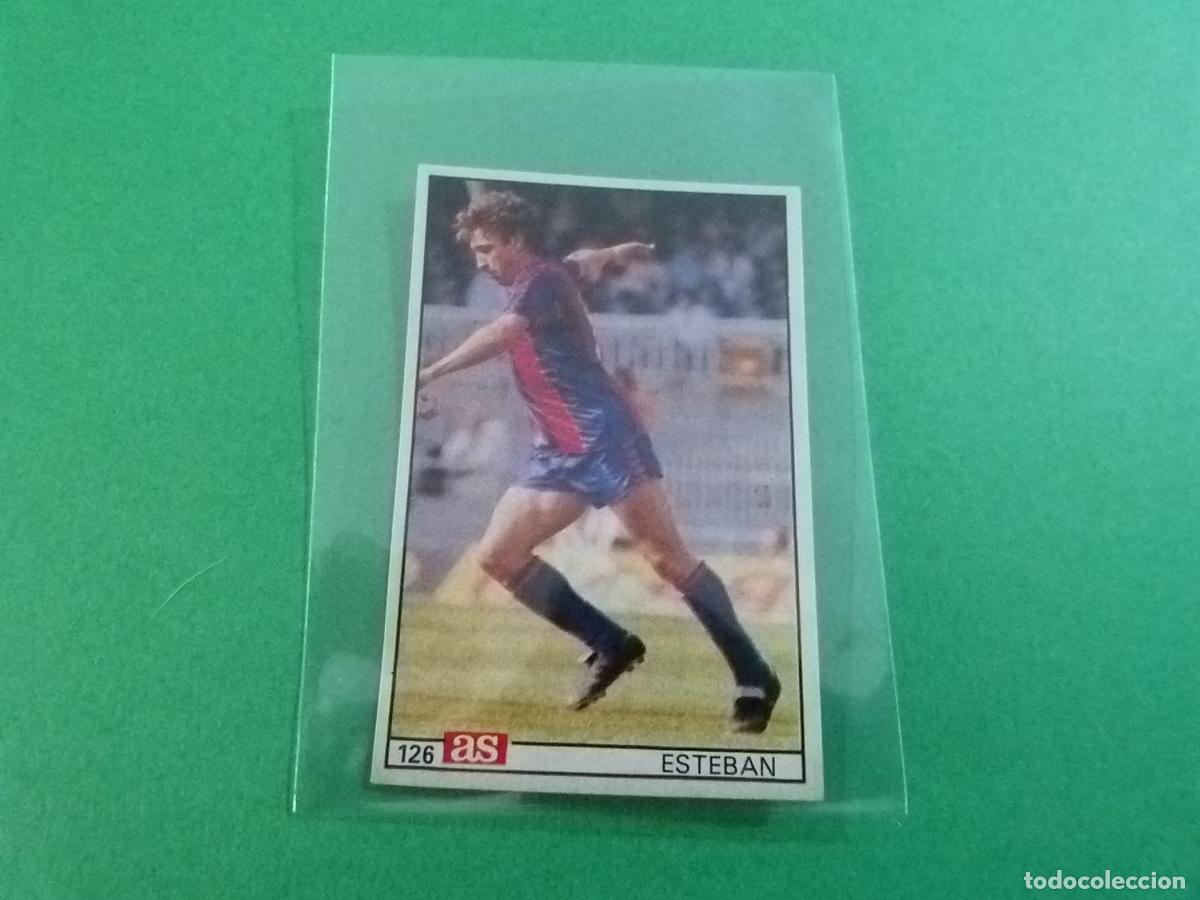 Cartes &agrave; collectionner de Football: CROMO FUTBOL ESTEBAN F.C.BARCELONA DESPEGADO N&ordm; 126 LIGA AS 1986-1987/86-87