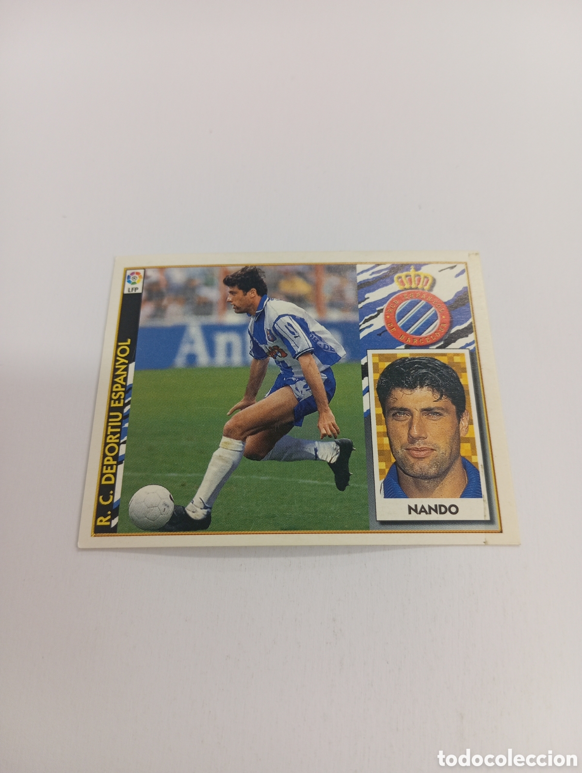 Cromos de F&uacute;tbol: NANDO Espanyol Espa&ntilde;ol Liga Este 1997 1998 NUEVO SIN PEGAR 97 98