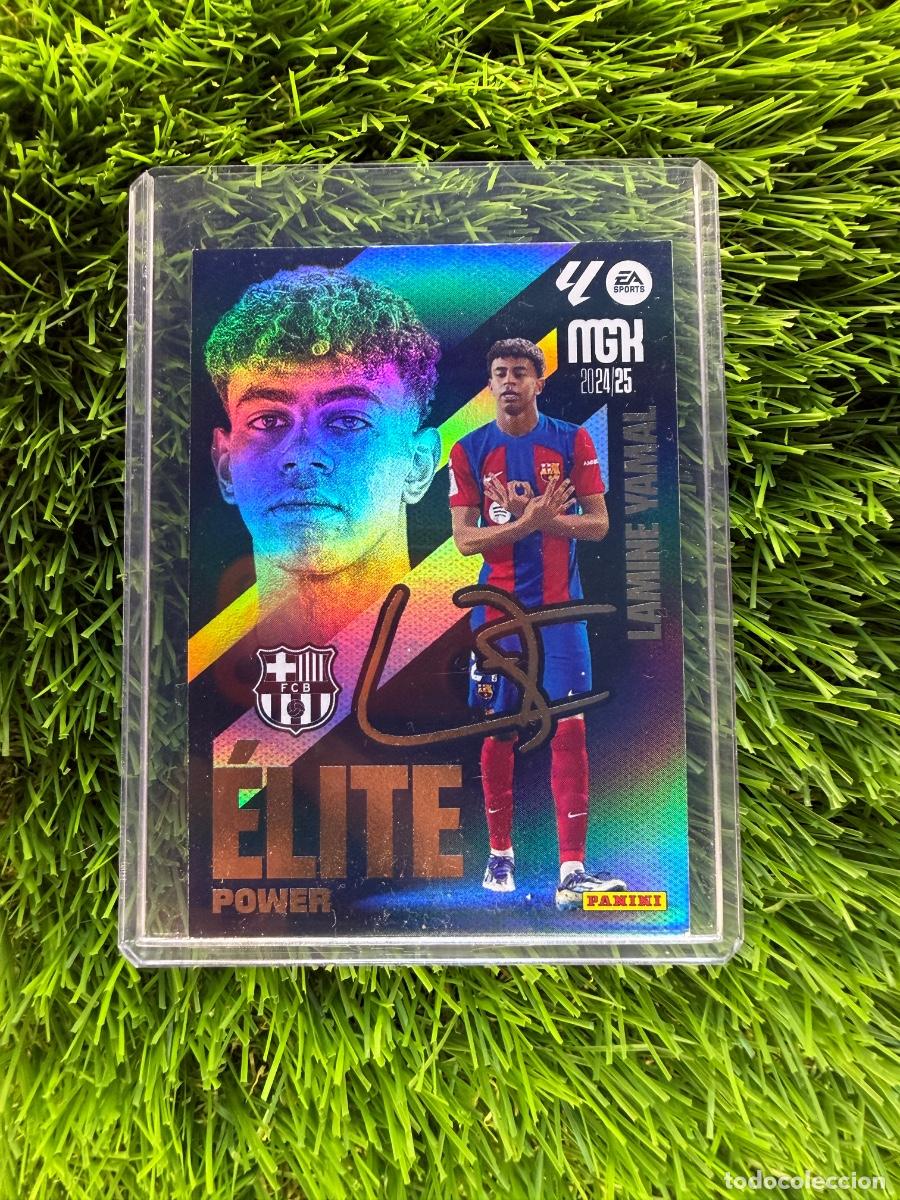 Cromos de F&uacute;tbol: N&ordm; P7 Lamine Yamal &Eacute;lite Power FC Barcelona Megacracks 24 25