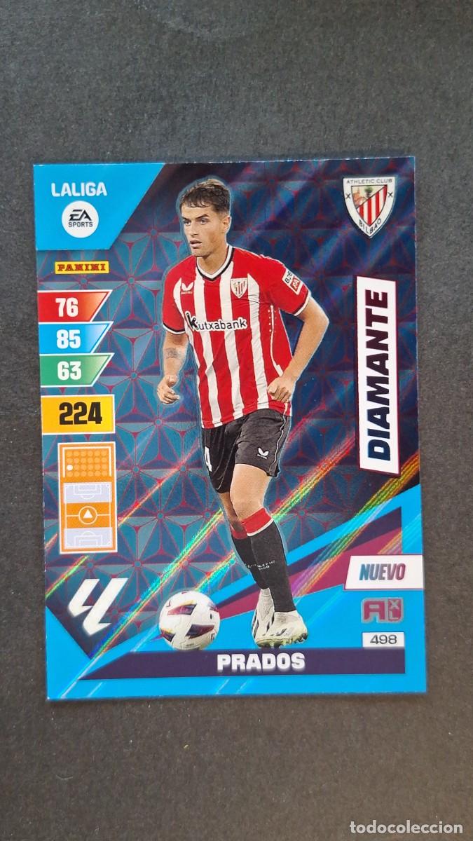 Cromos de F&uacute;tbol: L1 PRADOS ATHLETIC CLUB DE BILBAO 498 NUEVO DIAMANTE ADRENALYN XL LIGA 2023/2024 23 24 PANINI