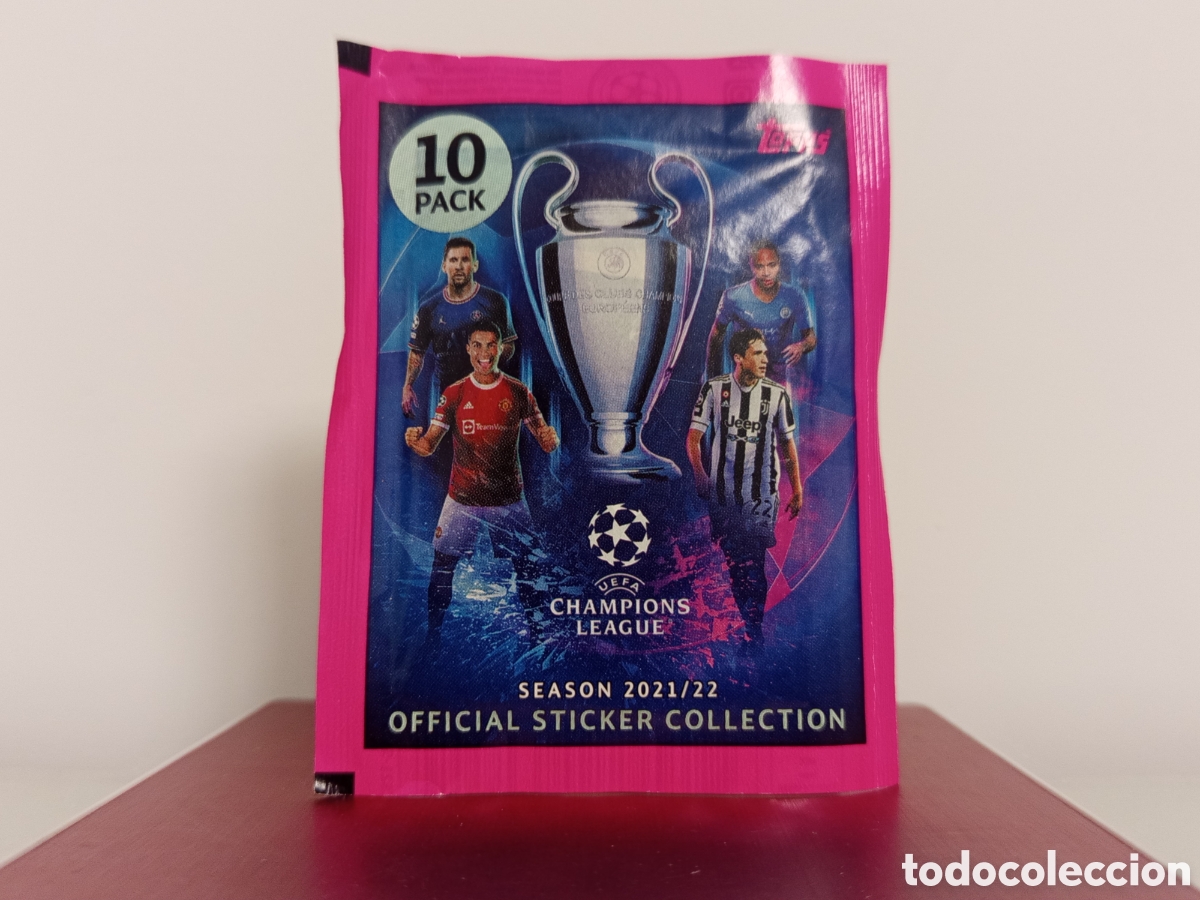 Cromos de F&uacute;tbol: ❇️ SOBRE ⚽ UEFA CHAMPIONS LEAGUE 21 22 2021 2022 TOPPS SIN ABRIR ❇️