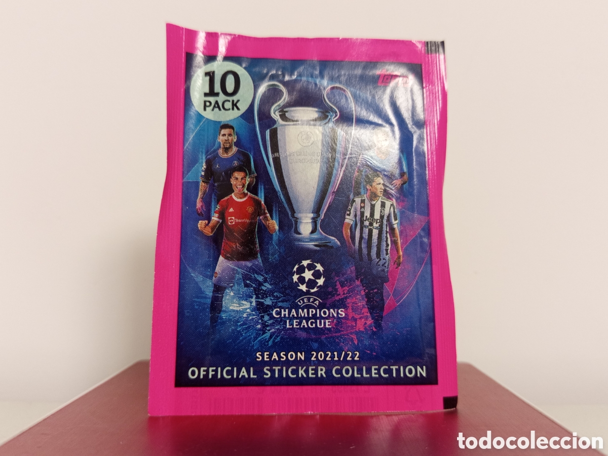 Cromos de F&uacute;tbol: ❇️ SOBRE ⚽ UEFA CHAMPIONS LEAGUE 21 22 2021 2022 TOPPS SIN ABRIR ❇️