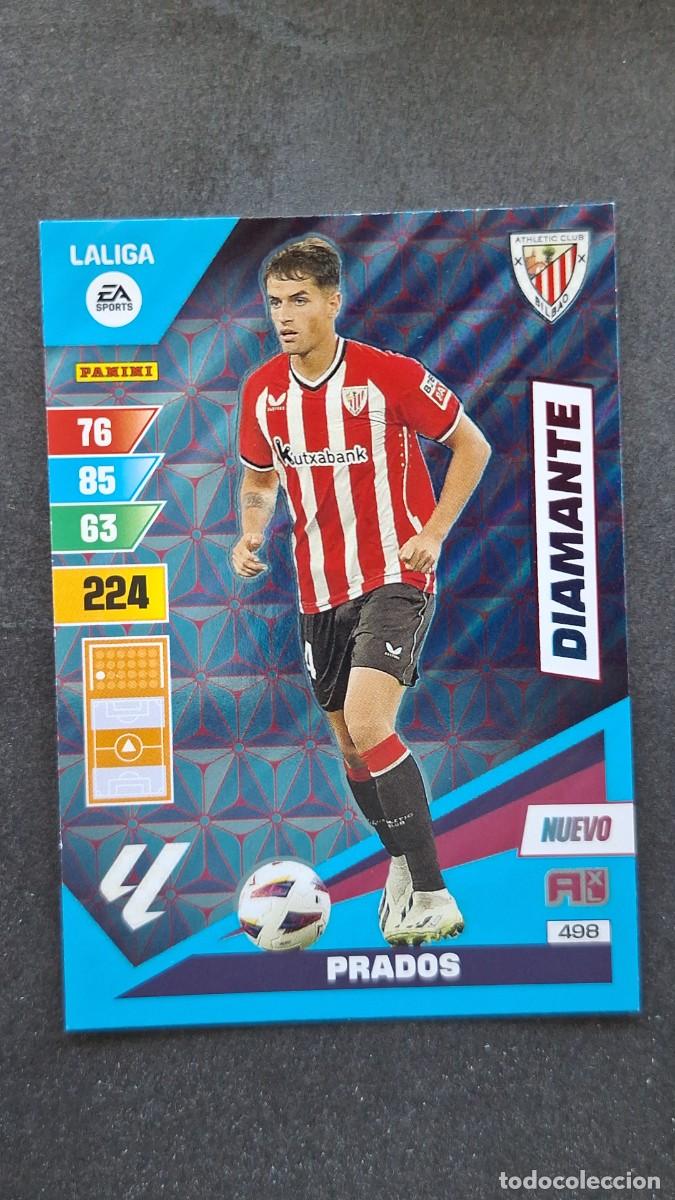 Cromos de F&uacute;tbol: L1 PRADOS ATHLETIC CLUB DE BILBAO 498 NUEVO DIAMANTE ADRENALYN XL LIGA 2023/2024 23 24 PANINI