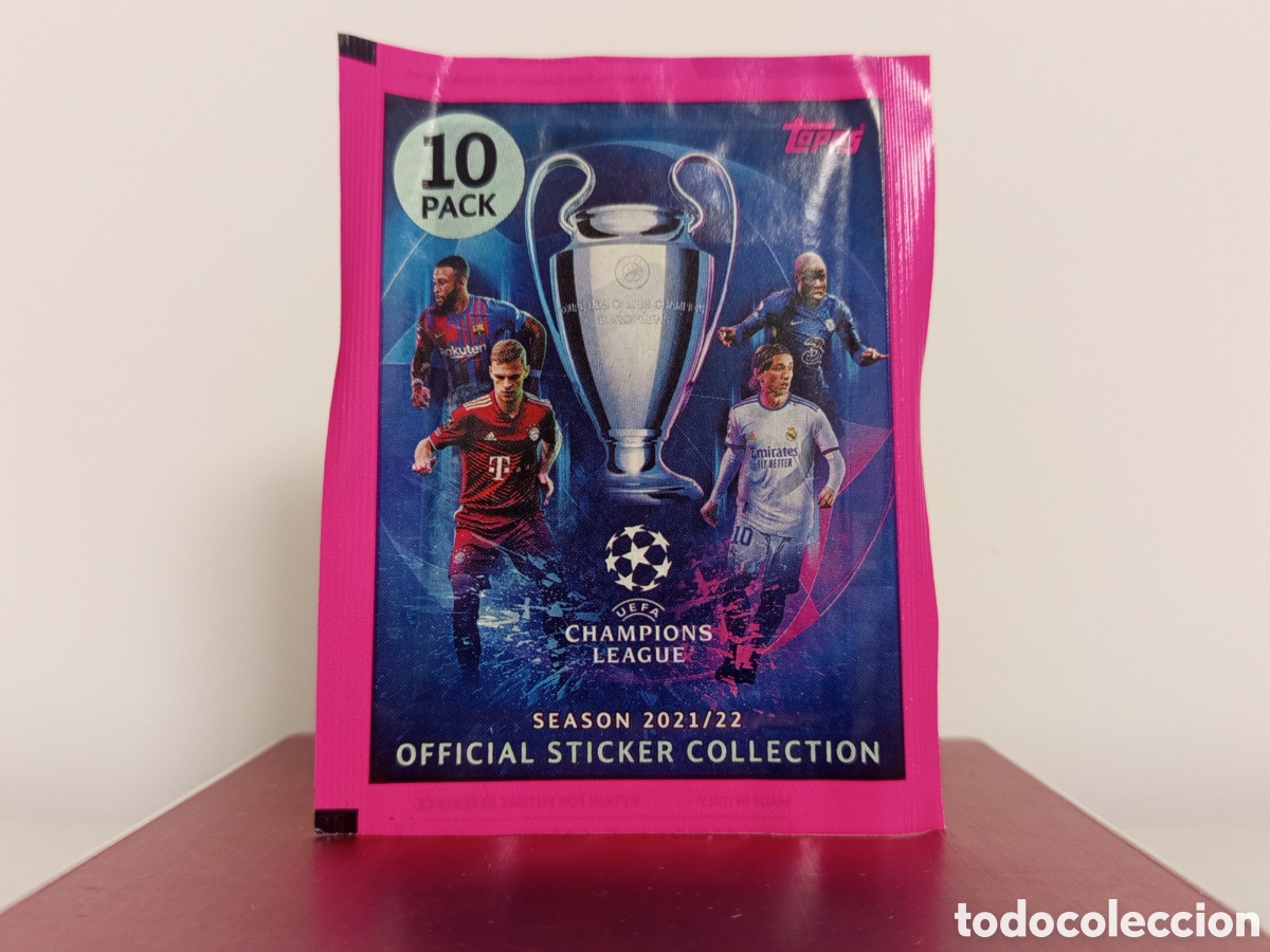 Cromos de F&uacute;tbol: ❇️ SOBRE ⚽ UEFA CHAMPIONS LEAGUE 21 22 2021 2022 TOPPS SIN ABRIR ❇️