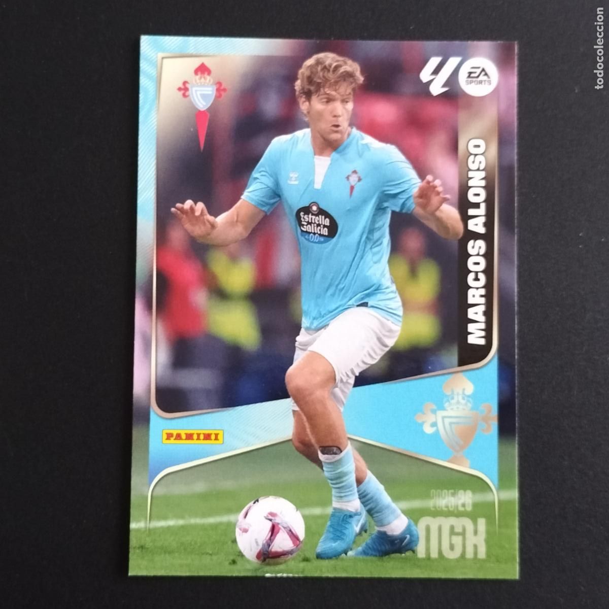 Figurine di Calcio: MGK 117 MARCOS ALONSO CELTA VIGO CROMOS ALBUM MEGACRACKS LIGA FUTBOL 2025 2026 25 26