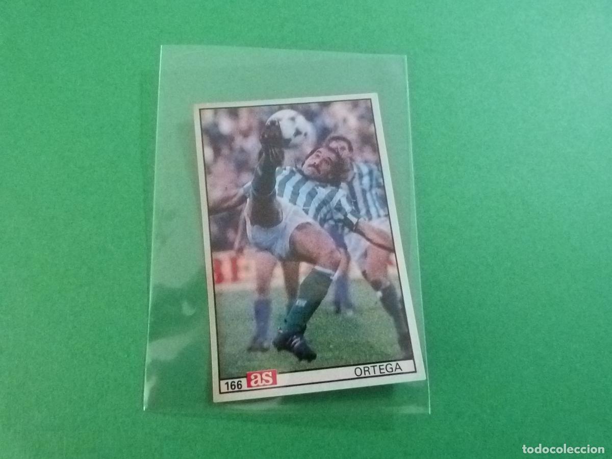 Figurine di Calcio: CROMO FUTBOL ORTEGA REAL BETIS BALOMPIE DESPEGADO N&ordm; 166 LIGA AS 1986-1987/86-87