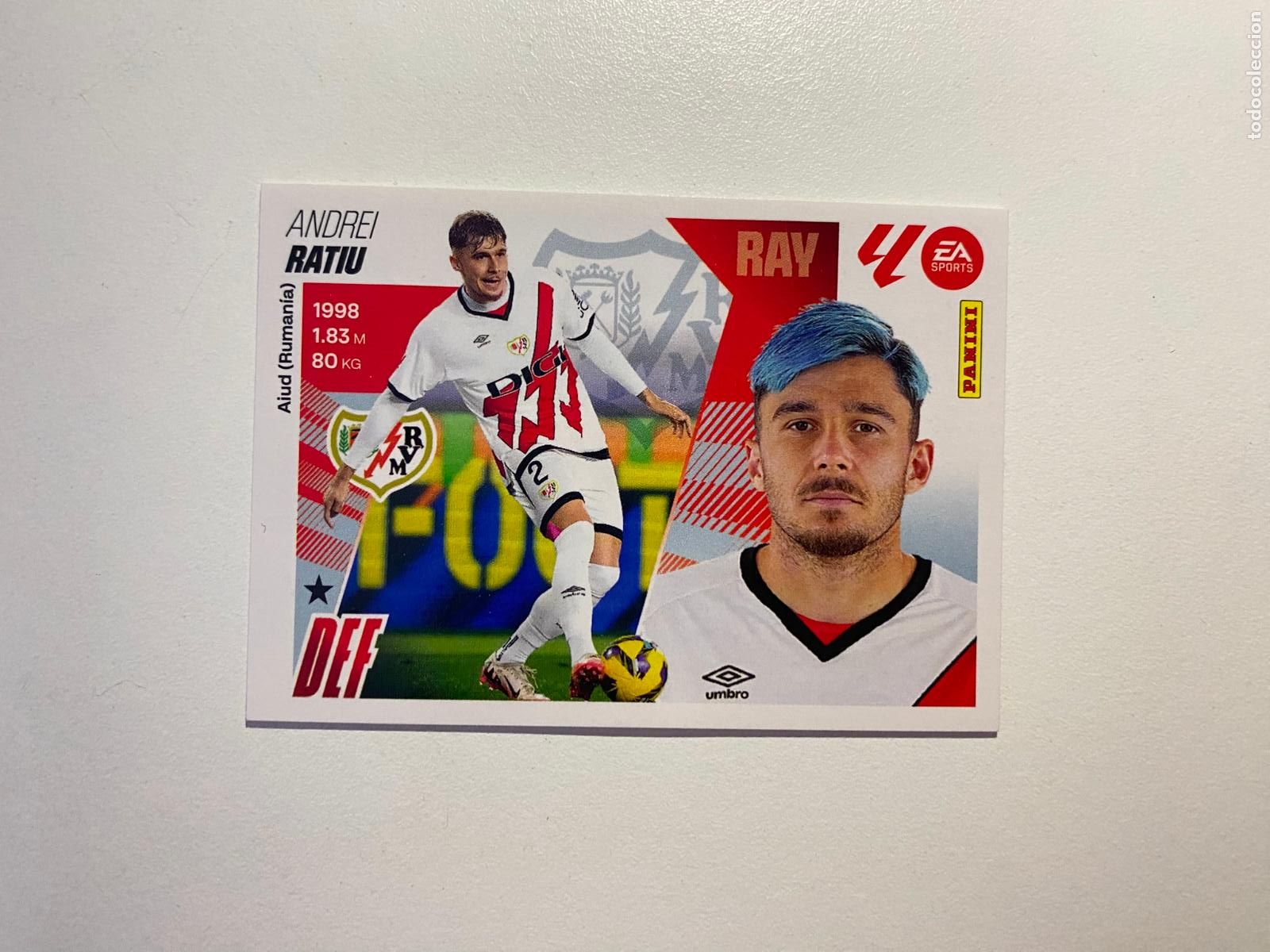 Cartes &agrave; collectionner de Football: LALIGA ESTE 2025 2026 EA SPORTS 25 26 ALBUM PANINI LIGA N 6 RAYO VALLECANO RATIU