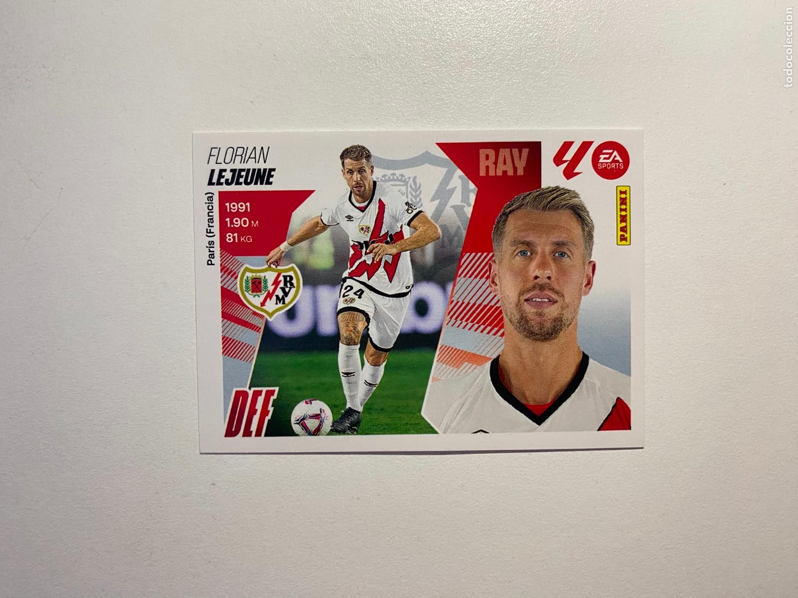 Cartes &agrave; collectionner de Football: LALIGA ESTE 2025 2026 EA SPORTS 25 26 ALBUM PANINI LIGA N 7 RAYO VALLECANO LEJEUNE