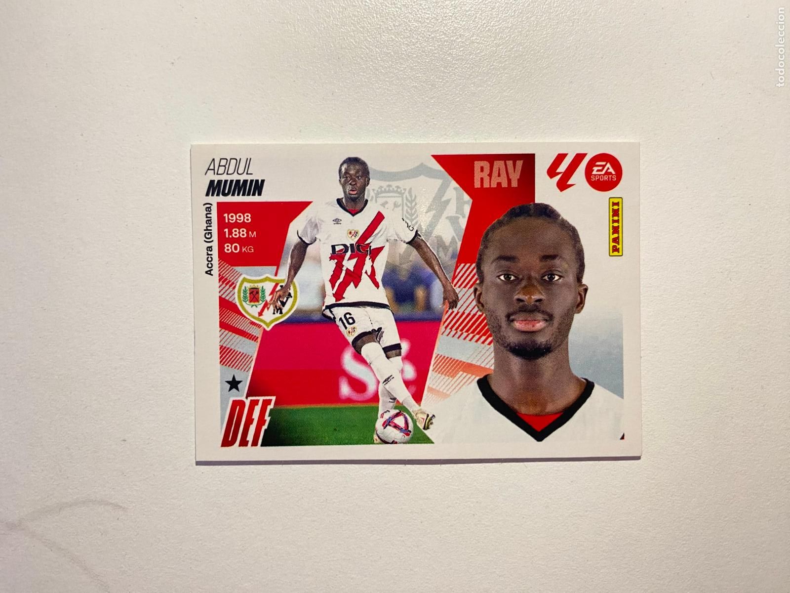 Cartes &agrave; collectionner de Football: LALIGA ESTE 2025 2026 EA SPORTS 25 26 ALBUM PANINI LIGA N 8 RAYO VALLECANO MUMIN
