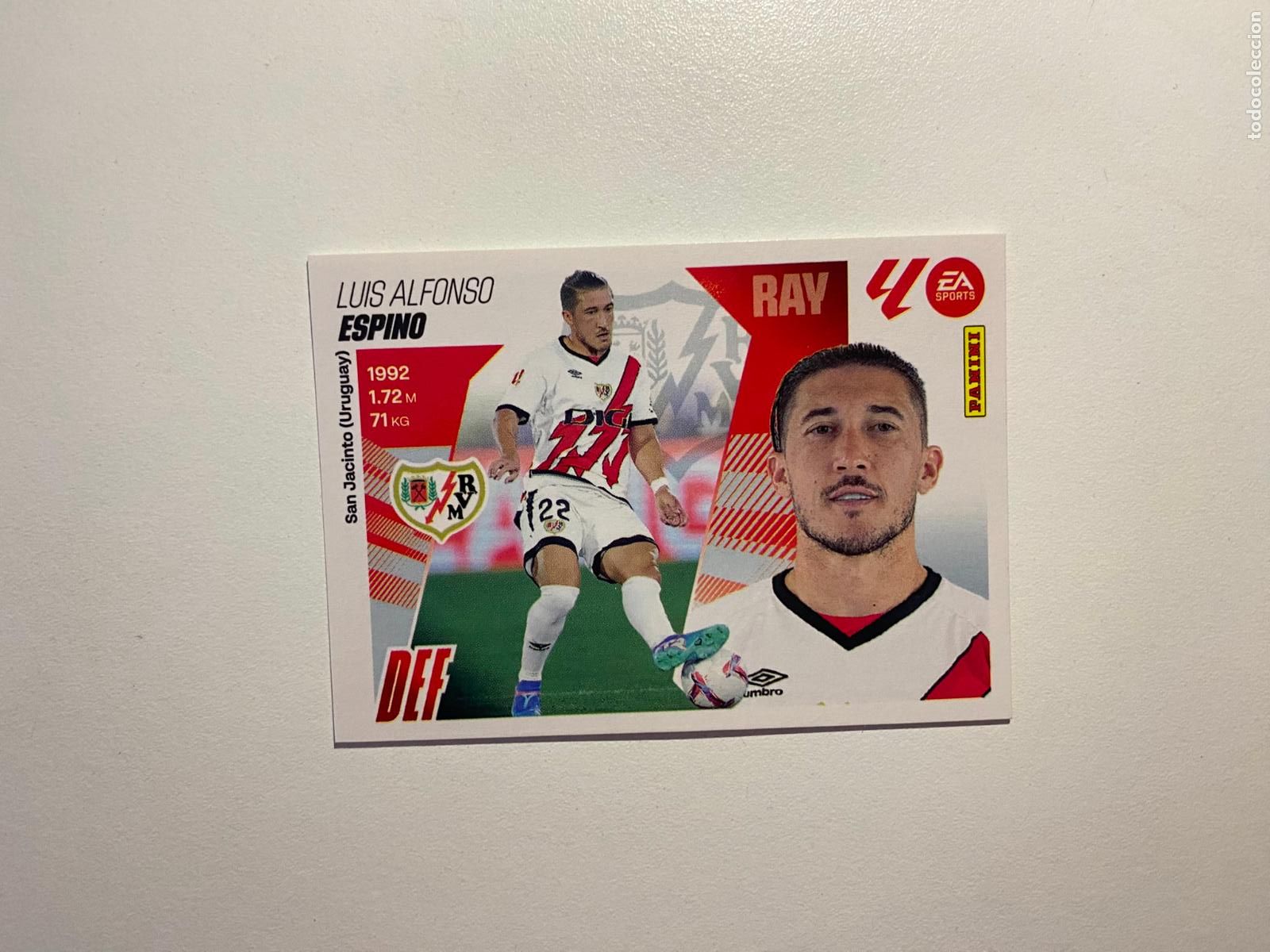 Cartes &agrave; collectionner de Football: LALIGA ESTE 2025 2026 EA SPORTS 25 26 ALBUM PANINI LIGA N 9 RAYO VALLECANO ESPINO