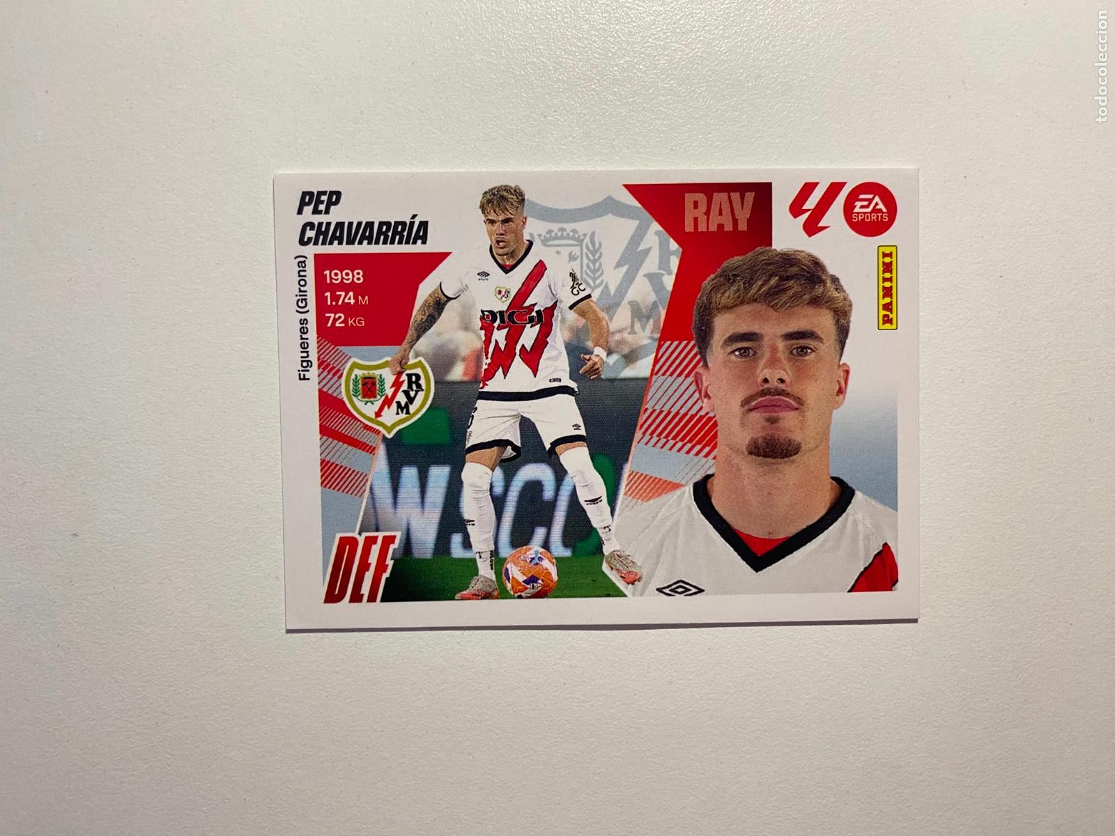 Cartes &agrave; collectionner de Football: LALIGA ESTE 2025 2026 EA SPORTS 25 26 ALBUM PANINI LIGA N 10 RAYO VALLECANO PEP CHAVARR&Iacute;A