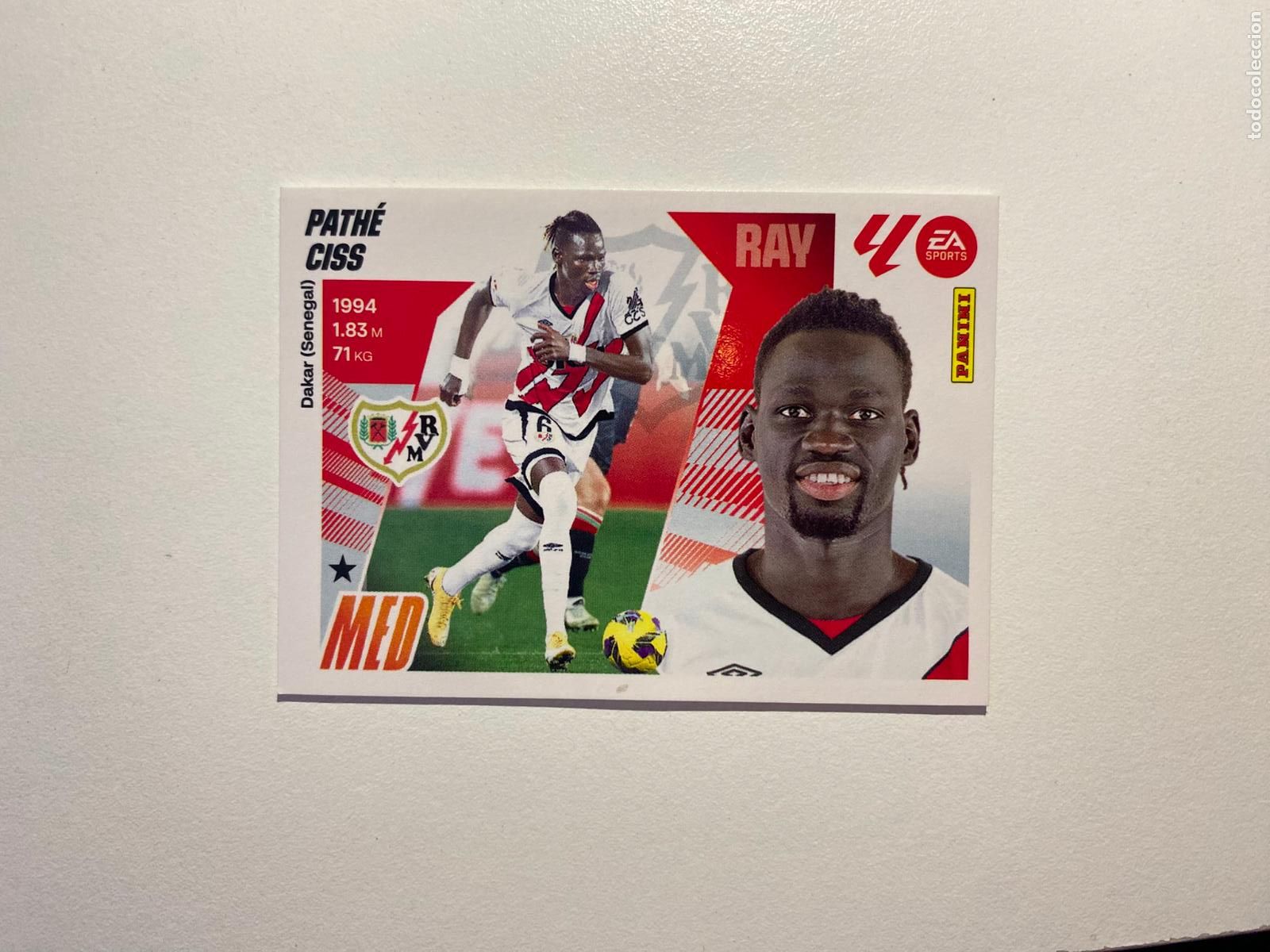 Cartes &agrave; collectionner de Football: LALIGA ESTE 2025 2026 EA SPORTS 25 26 ALBUM PANINI LIGA N 11 RAYO VALLECANO PATH&Eacute; CISS
