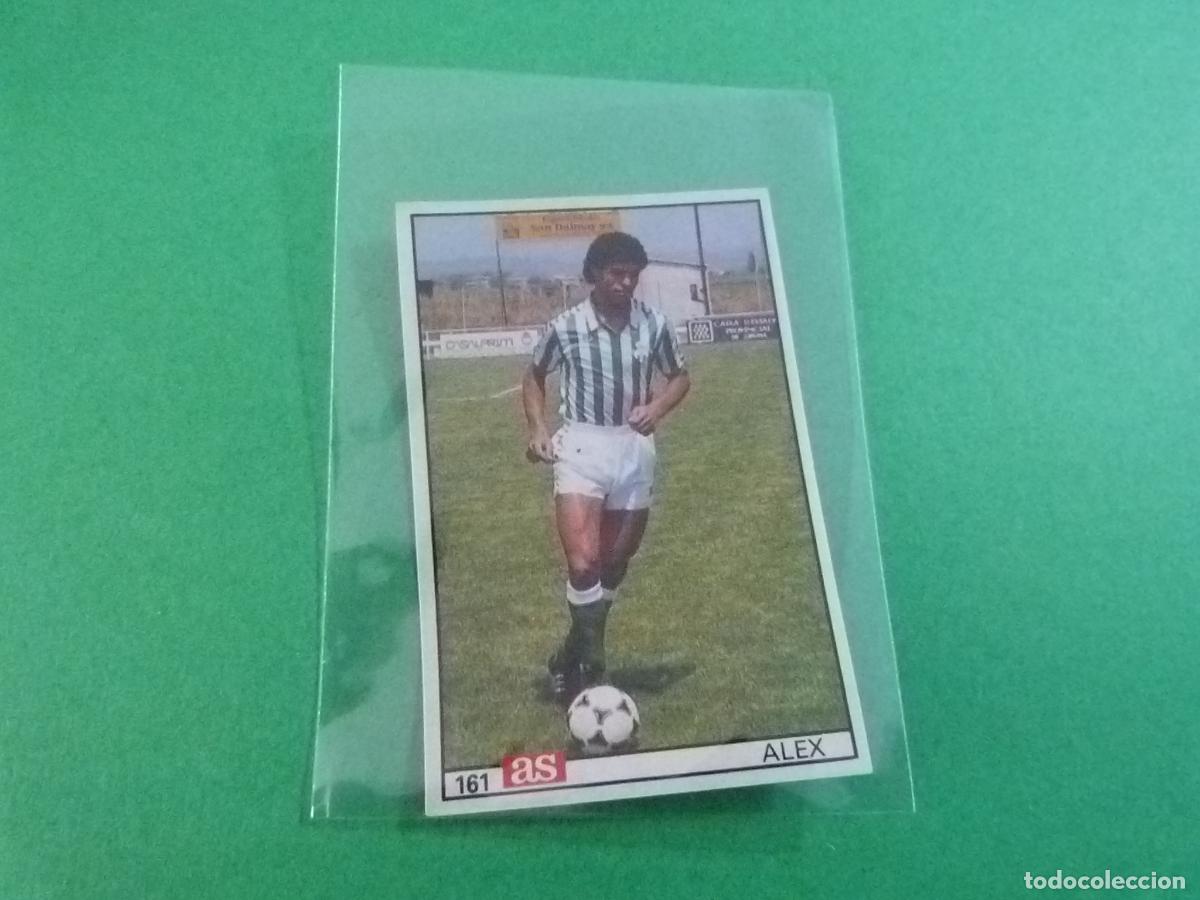 Cromos de F&uacute;tbol: CROMO FUTBOL ALEX REAL BETIS BALOMPIE DESPEGADO N&ordm; 161 LIGA AS 1986-1987/86-87