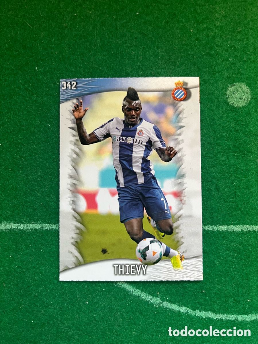 Cromos de F&uacute;tbol: 342 THIEVY ESPANYOL LAS FICHAS DE LA LIGA 2013 2014 MUNDICROMO