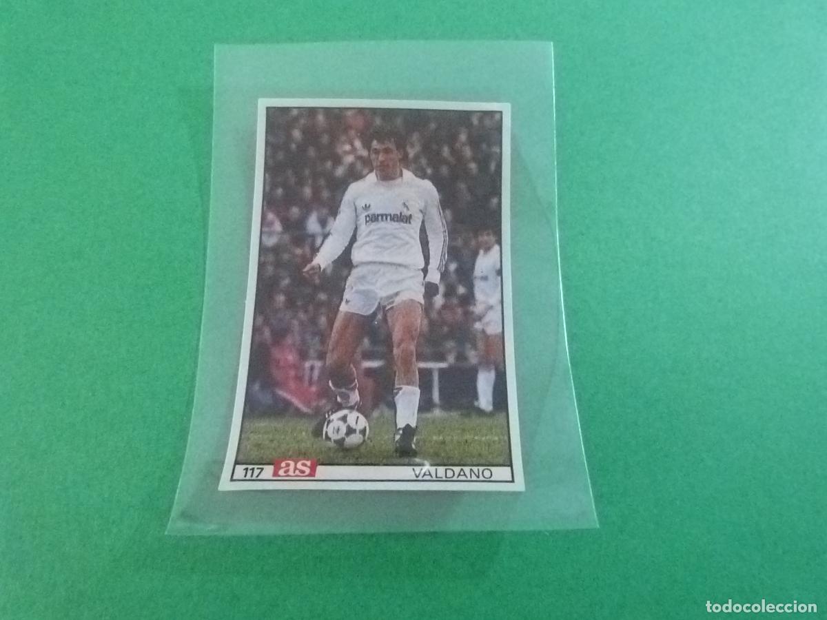 Cromos de F&uacute;tbol: CROMO FUTBOL VALDANO REAL MADRID C.F. DESPEGADO N&ordm; 117 LIGA AS 1986-1987/86-87