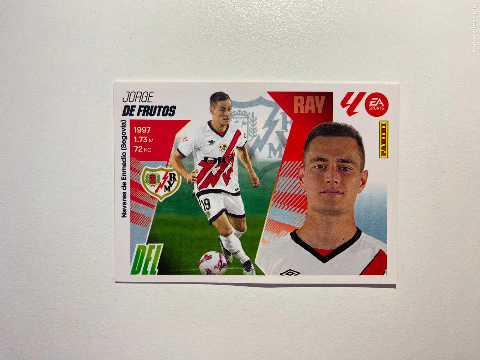 Cromos de F&uacute;tbol: LALIGA ESTE 2025 2026 EA SPORTS 25 26 ALBUM PANINI LIGA N 18 RAYO VALLECANO DE FRUTOS