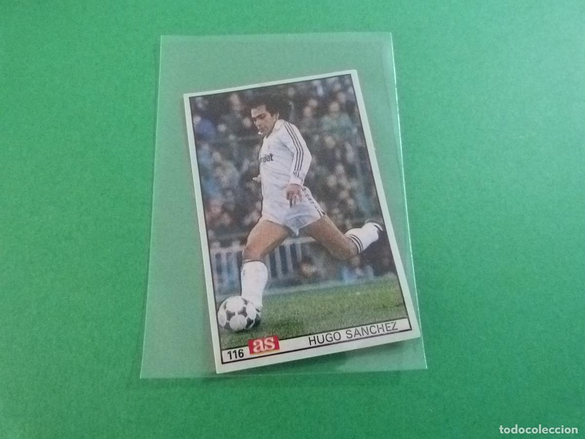 Cromos de F&uacute;tbol: CROMO FUTBOL HUGO SANCHEZ REAL MADRID C.F. DESPEGADO N&ordm; 116 LIGA AS 1986-1987/86-87