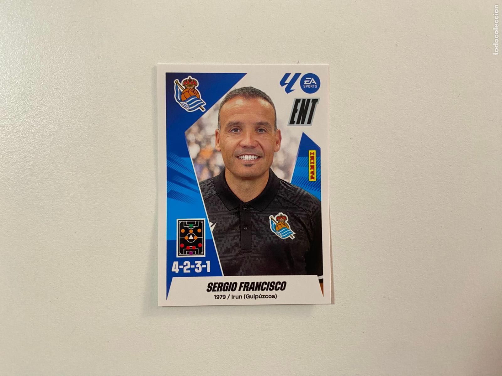 Cromos de F&uacute;tbol: LALIGA ESTE 2025 2026 EA SPORTS 25 26 ALBUM PANINI LIGA N 2 REAL SOCIEDAD SERGIO FRANCISCO