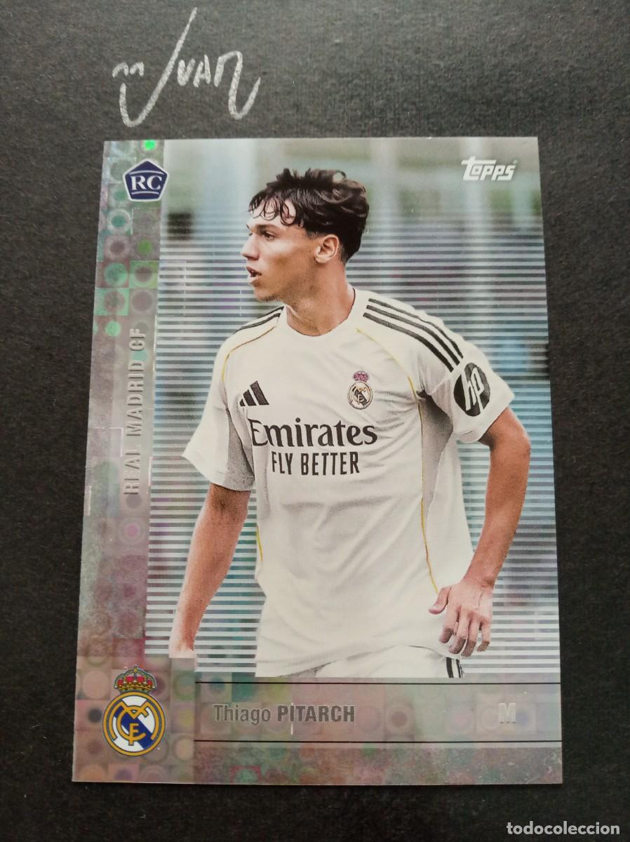 Cromos de F&uacute;tbol: N&ordm; 9 PARALELA HALO ROOKIE THIAGO PITARCH REAL MADRID ⚽ TOPPS &reg; TEAM SET 2025 2026 LIGA 25 26 NUEVO