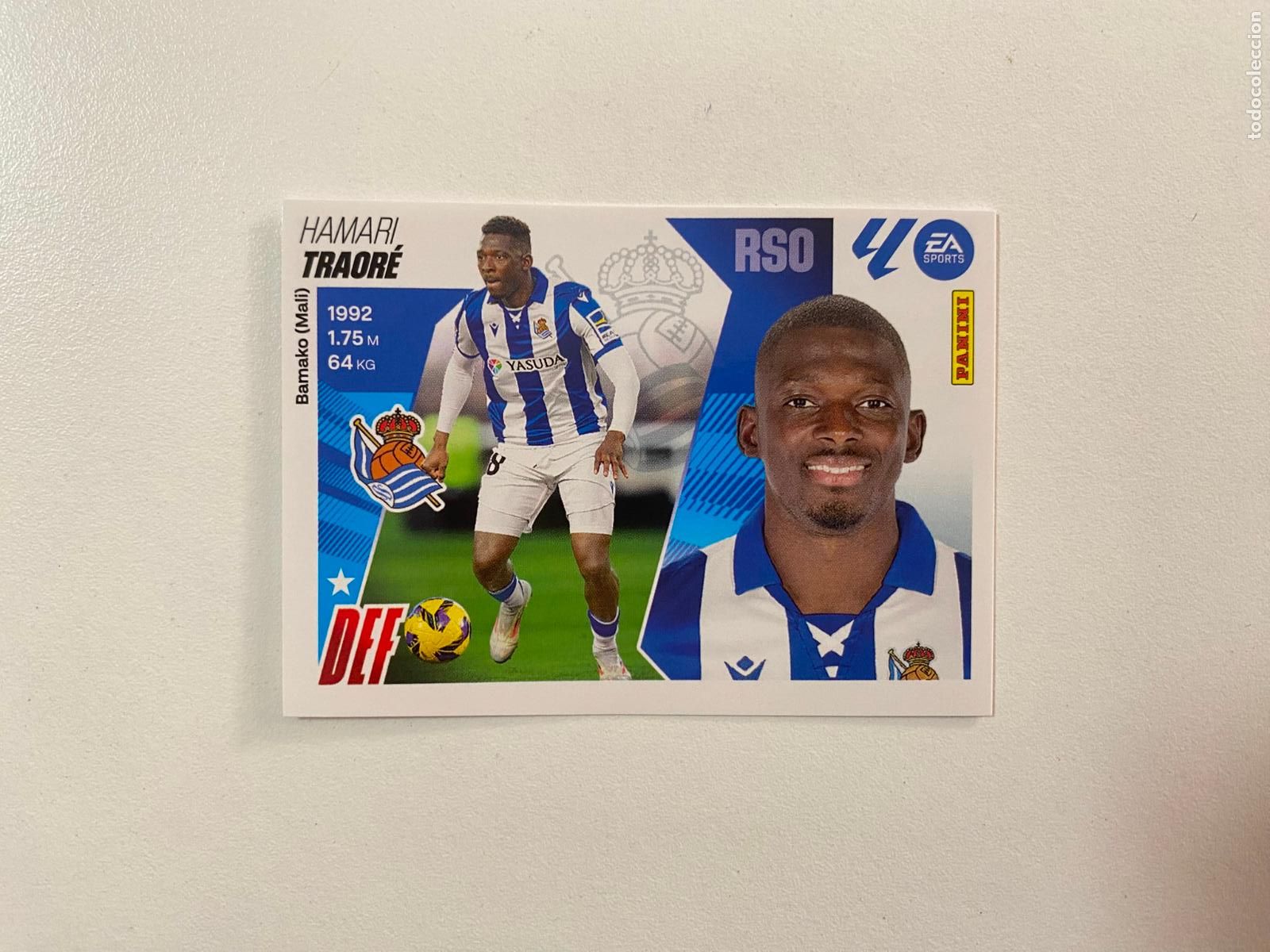 Cartes &agrave; collectionner de Football: LALIGA ESTE 2025 2026 EA SPORTS 25 26 ALBUM PANINI LIGA N 5B REAL SOCIEDAD TRAOR&Eacute;