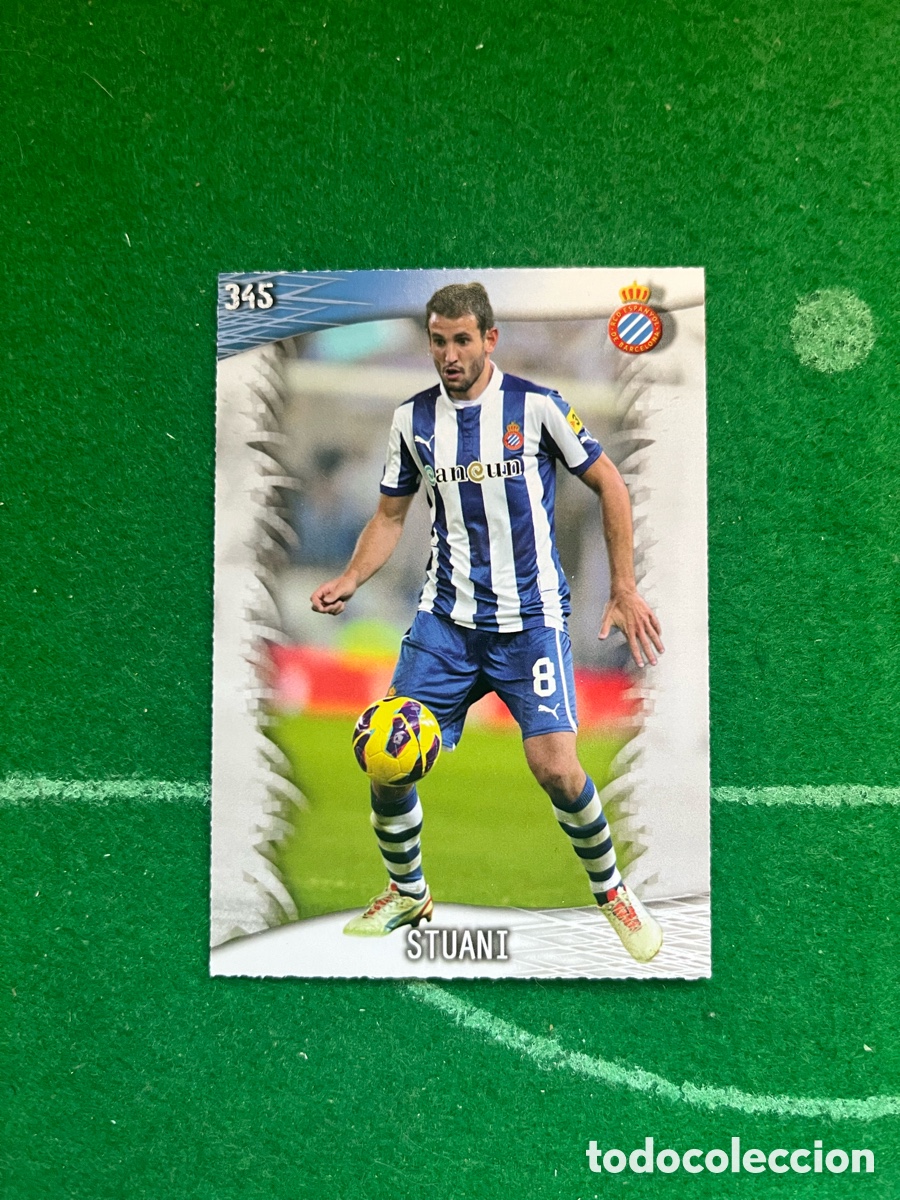 Cartes &agrave; collectionner de Football: 345 STUANI ESPANYOL LAS FICHAS DE LA LIGA 2013 2014 MUNDICROMO