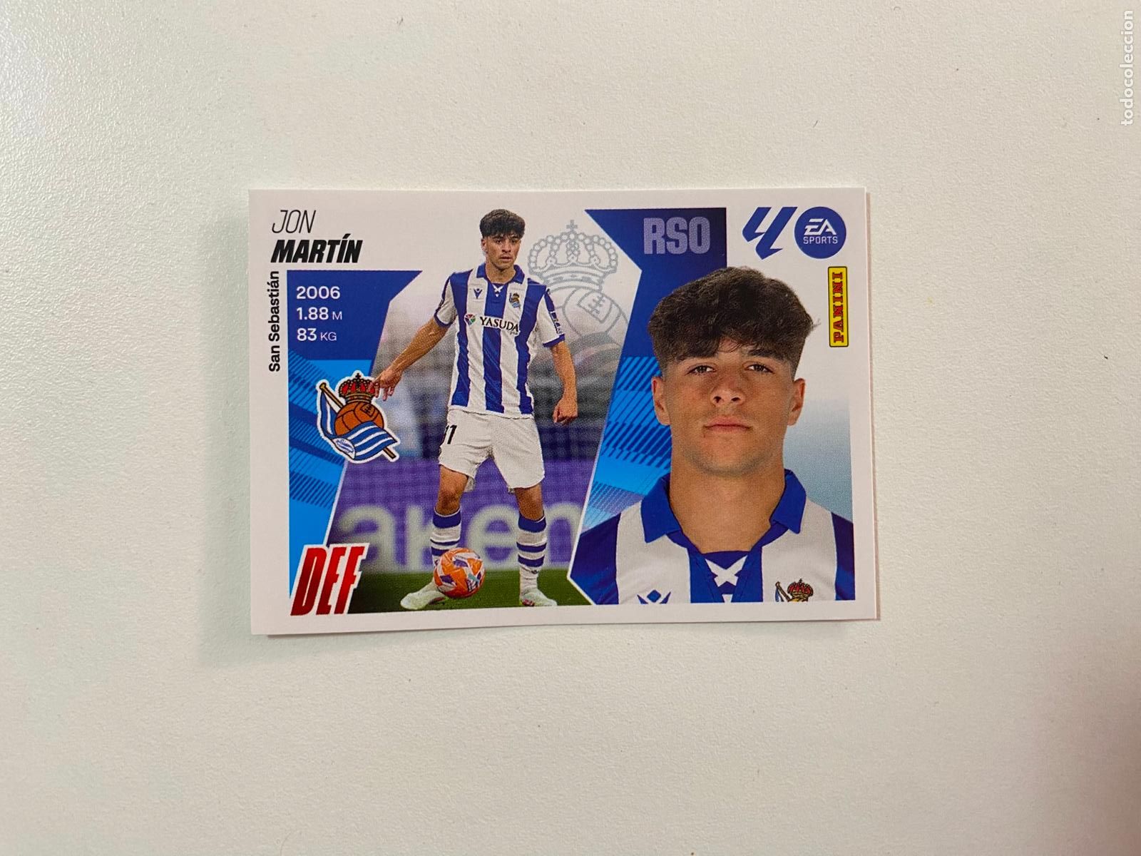 Cartes &agrave; collectionner de Football: LALIGA ESTE 2025 2026 EA SPORTS 25 26 ALBUM PANINI LIGA N 6 REAL SOCIEDAD MART&Iacute;N