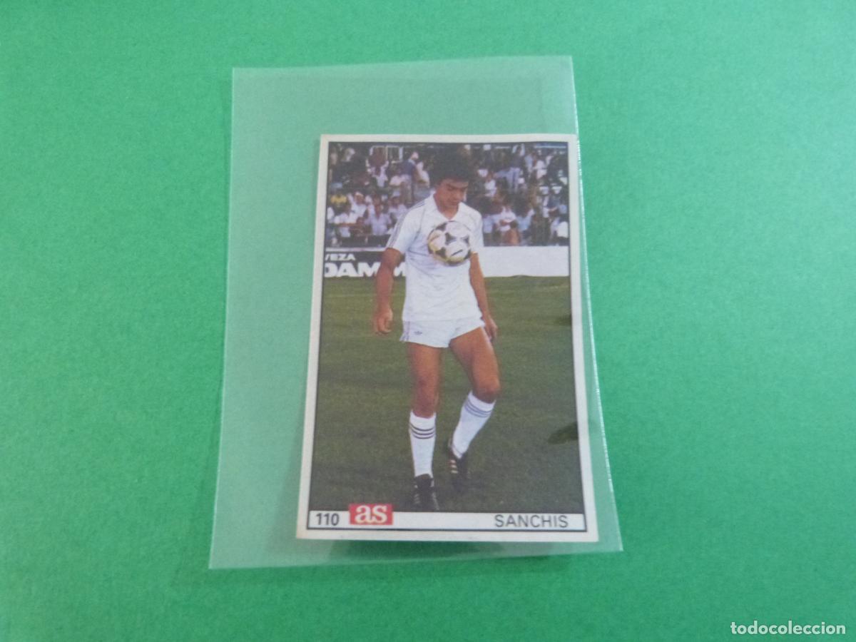 Cartes &agrave; collectionner de Football: CROMO FUTBOL SANCHIS REAL MADRID C.F. DESPEGADO N&ordm; 110 LIGA AS 1986-1987/86-87