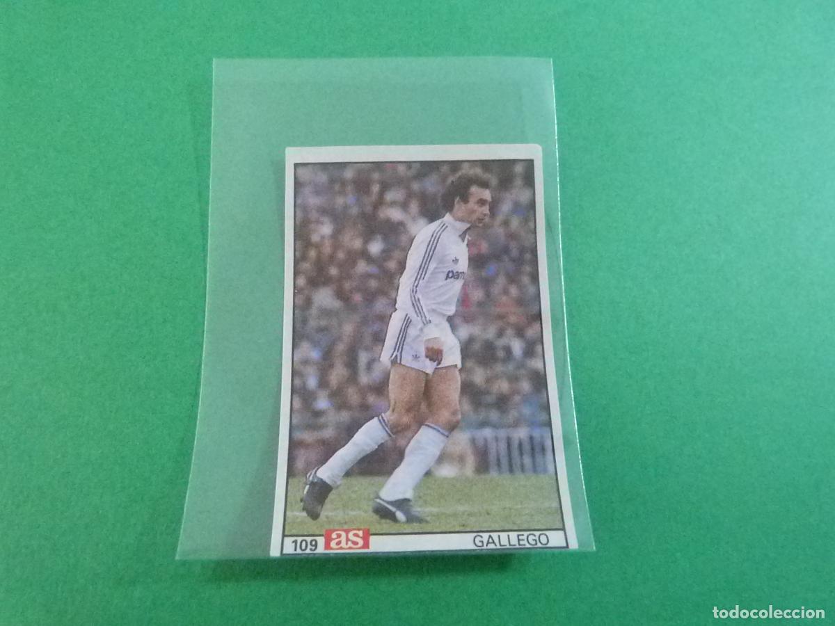 Cartes &agrave; collectionner de Football: CROMO FUTBOL GALLEGO REAL MADRID C.F. DESPEGADO N&ordm; 109 LIGA AS 1986-1987/86-87