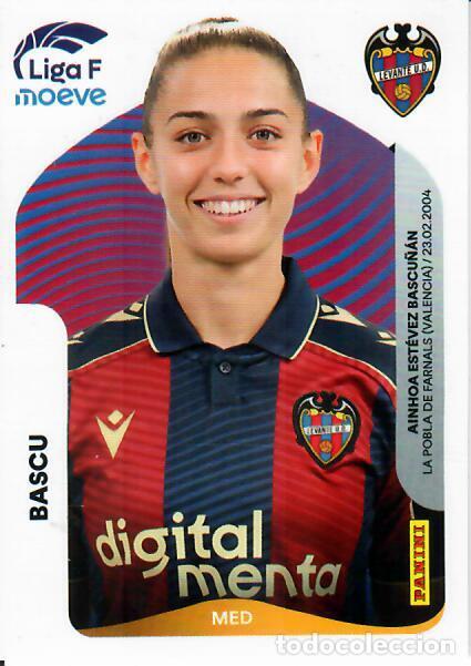Cartes &agrave; collectionner de Football: CROMO PANINI LIGA FEMENINA F 2025-26 (25 - 26) - N&ordm; 235 B - BASCU - LEVANTE
