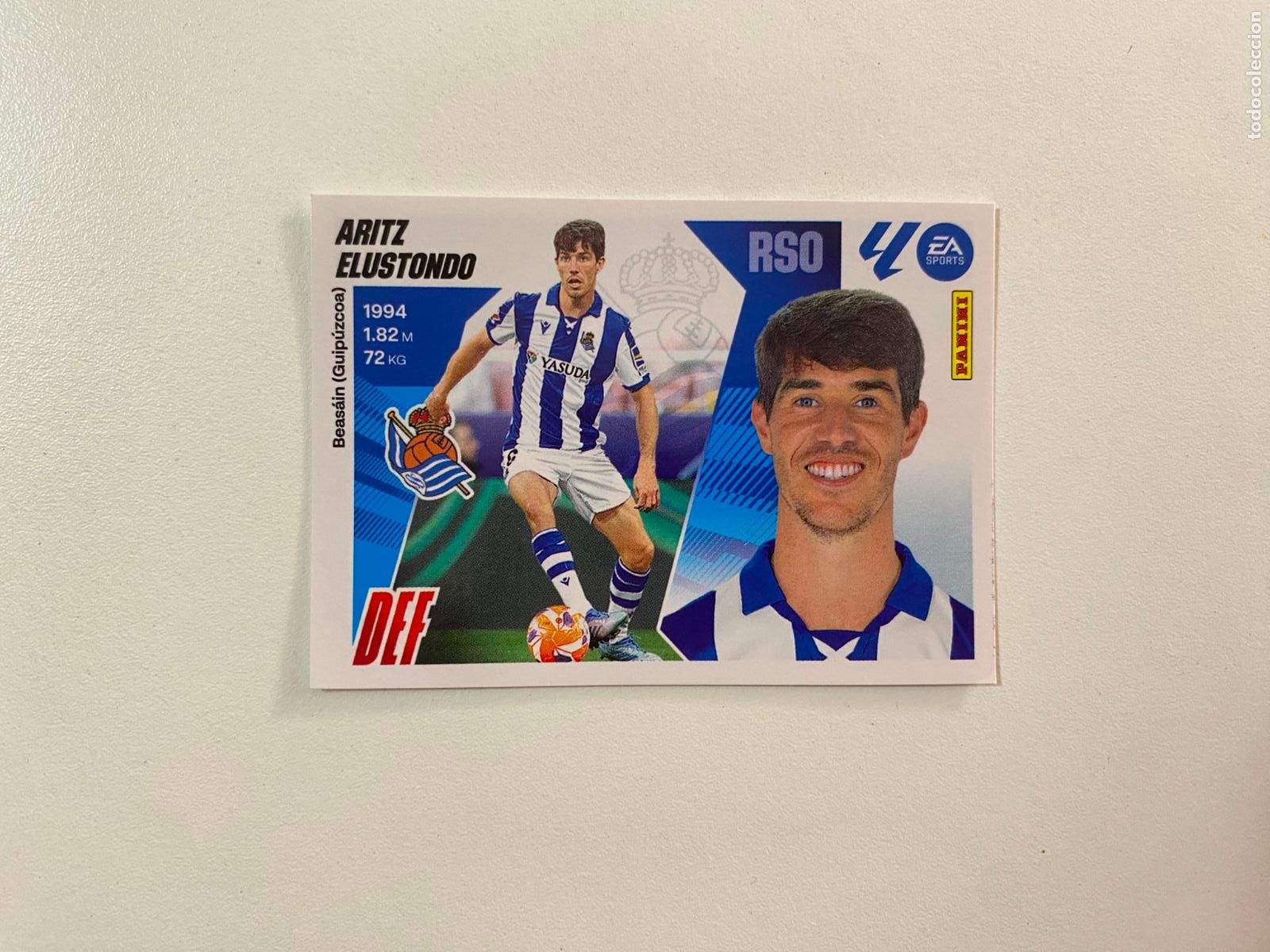 Cartes &agrave; collectionner de Football: LALIGA ESTE 2025 2026 EA SPORTS 25 26 ALBUM PANINI LIGA N 9 REAL SOCIEDAD ARITZ ELUSTONDO