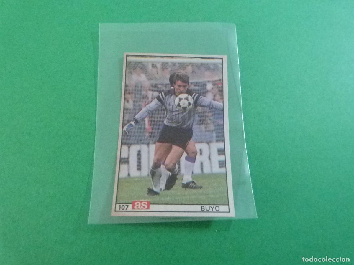 Cromos de F&uacute;tbol: CROMO FUTBOL BUYO REAL MADRID C.F. DESPEGADO N&ordm; 107 LIGA AS 1986-1987/86-87