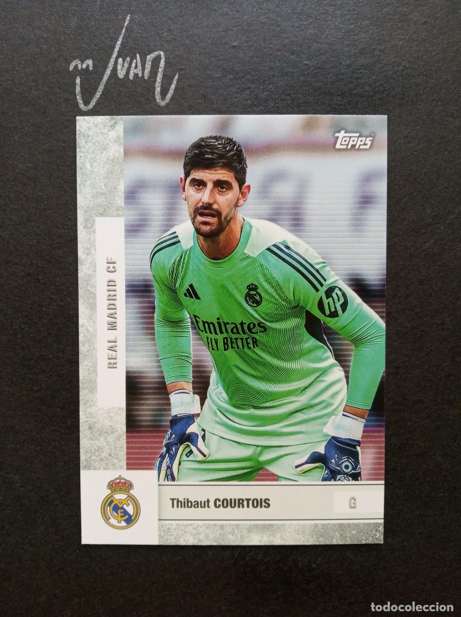Cromos de F&uacute;tbol: N&ordm; 1 THIBAUT COURTOIS REAL MADRID BELGICA ⚽ TOPPS &reg; TEAM SET 2025 2026 25 26 NUEVO