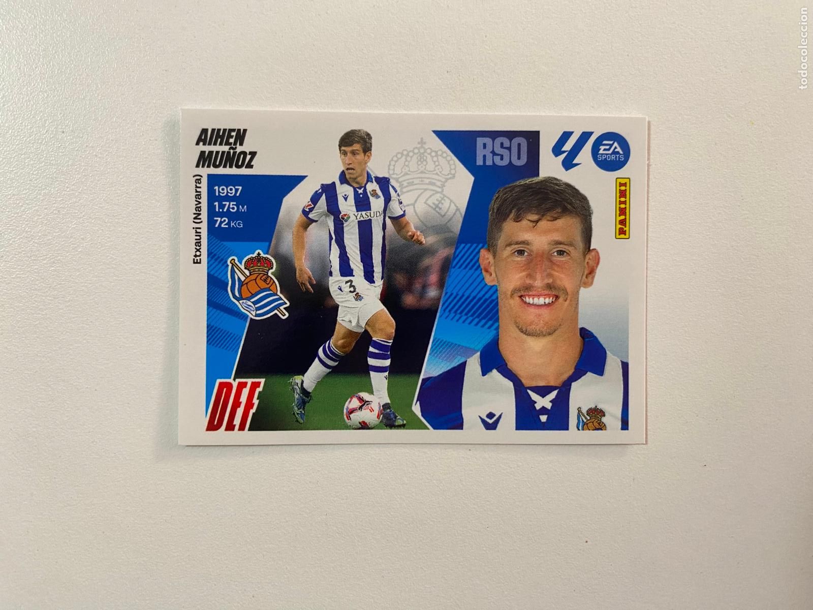 Cromos de F&uacute;tbol: LALIGA ESTE 2025 2026 EA SPORTS 25 26 ALBUM PANINI LIGA N 10B REAL SOCIEDAD AIHEN MU&Ntilde;OZ