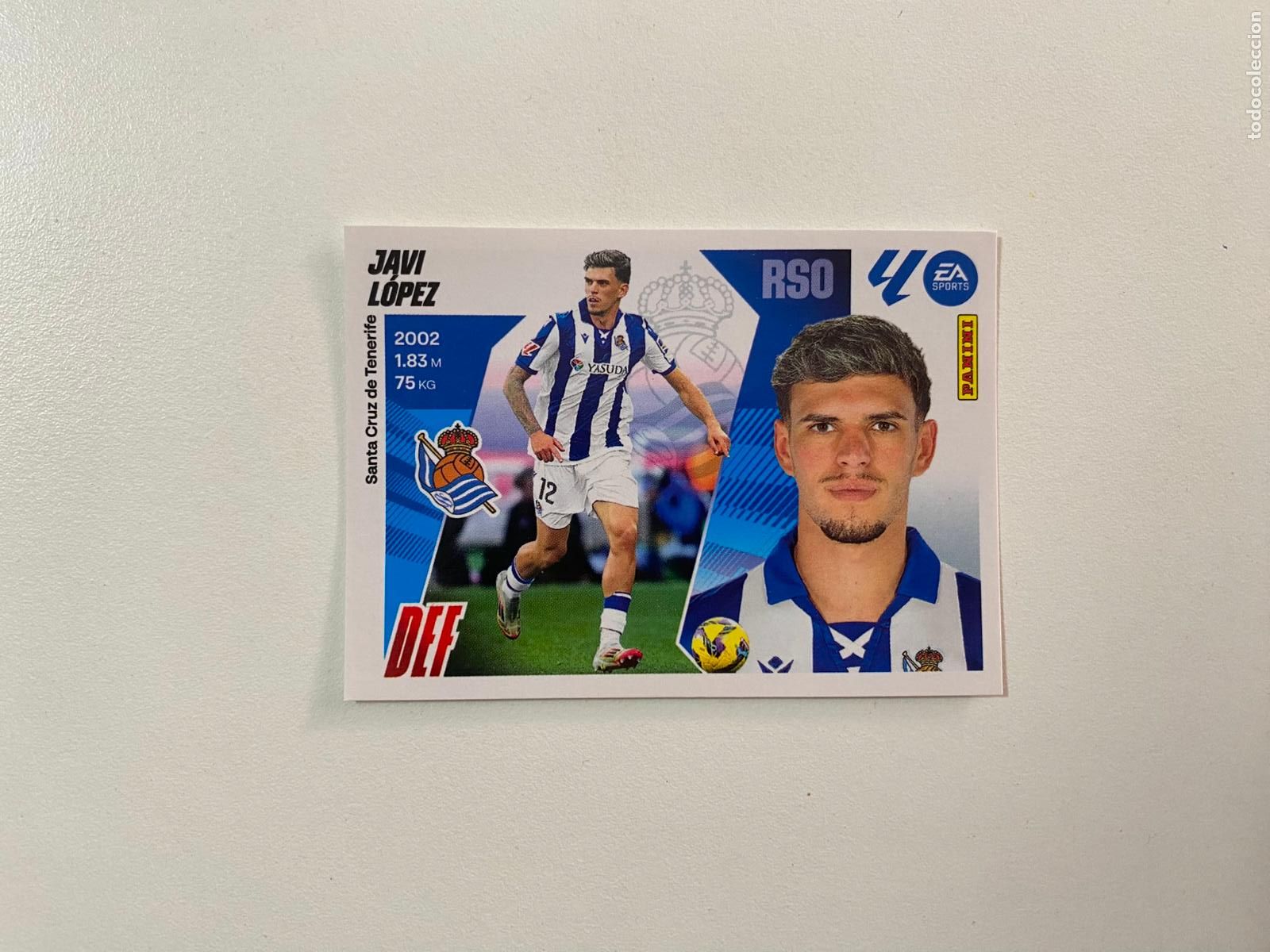 Cromos de F&uacute;tbol: LALIGA ESTE 2025 2026 EA SPORTS 25 26 ALBUM PANINI LIGA N 10A REAL SOCIEDAD JAVI L&Oacute;PEZ