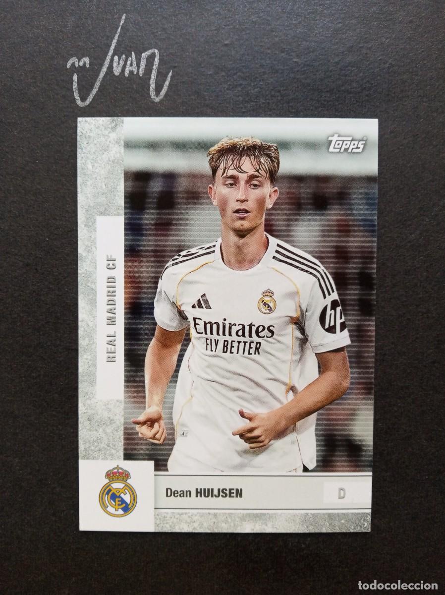 Cromos de F&uacute;tbol: N&ordm; 3 DEAN HUIJSEN REAL MADRID ESPA&Ntilde;A ⚽ TOPPS &reg; TEAM SET 2025 2026 LIGA 25 26 NUEVO