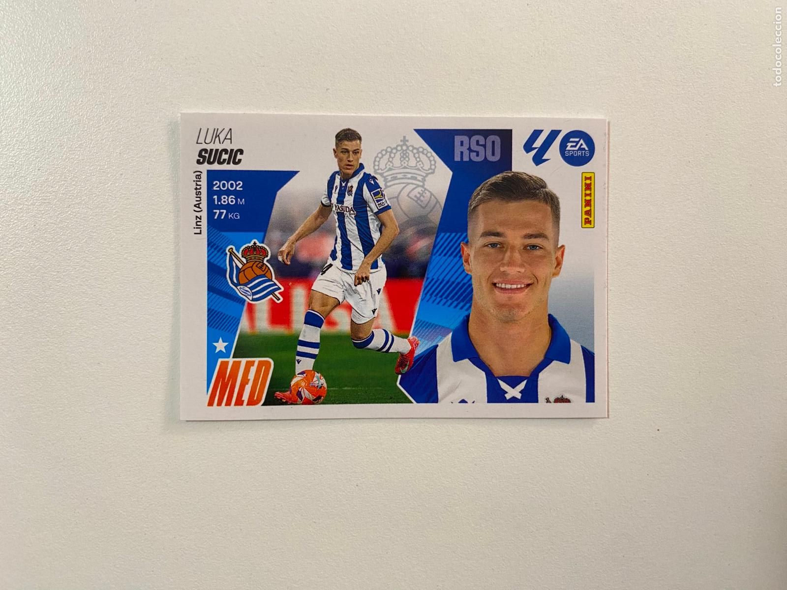 Figurine di Calcio: LALIGA ESTE 2025 2026 EA SPORTS 25 26 ALBUM PANINI LIGA N 15 REAL SOCIEDAD SUČIĆ