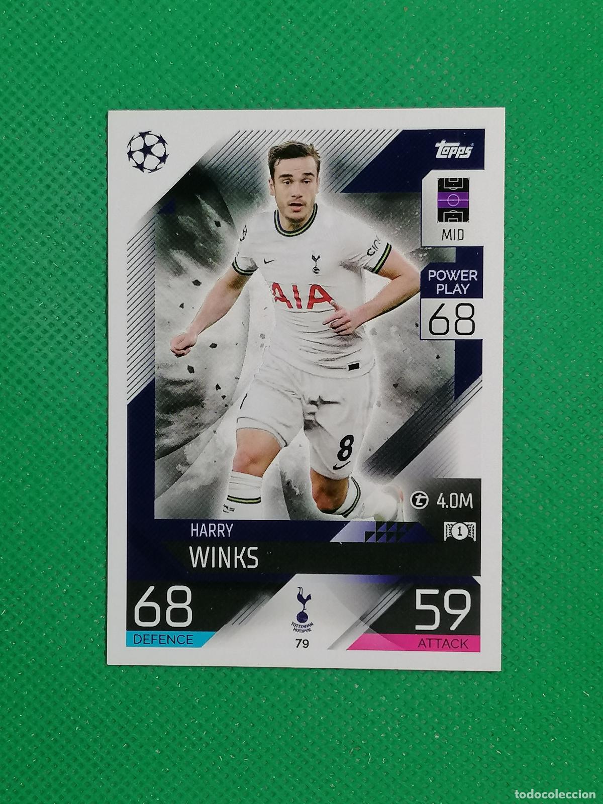 Football Stickers: 79 HARRY WINKS TOTTENHAM ⚽ TOPPS MATCH ATTAX CHAMPIONS 2022 2023 22 23 ⚽