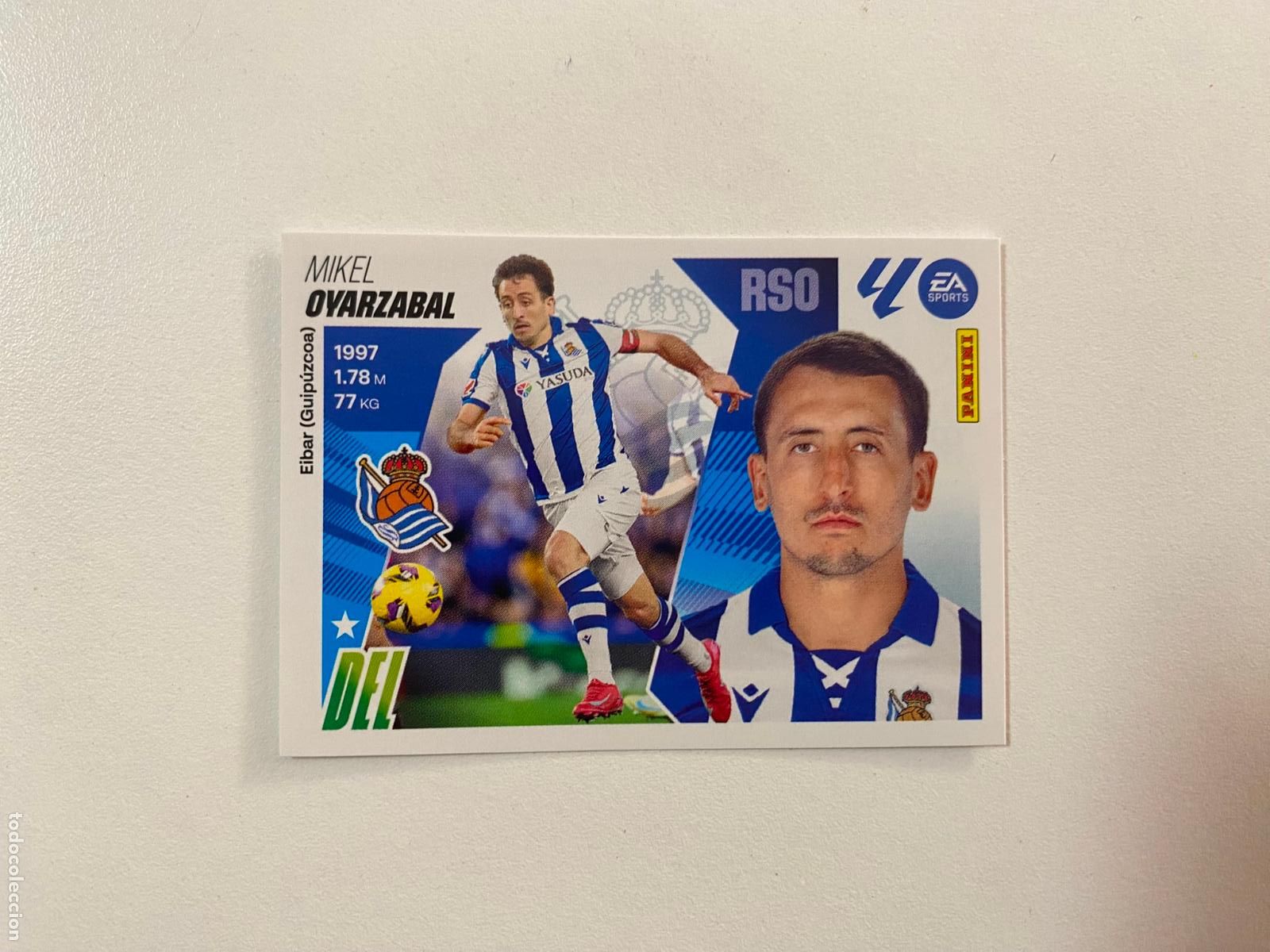 Figurine di Calcio: LALIGA ESTE 2025 2026 EA SPORTS 25 26 ALBUM PANINI LIGA N 18 REAL SOCIEDAD OYARZABAL