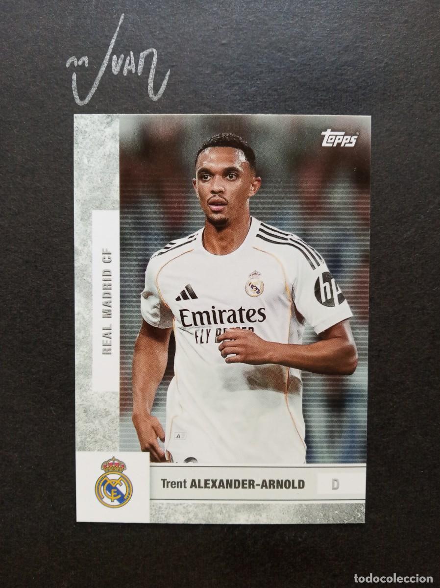 Figurine di Calcio: N&ordm; 6 TRENT ALEXANDER-ARNOLD REAL MADRID INGLATERRA ⚽ TOPPS &reg; TEAM SET 2025 2026 LIGA 25 26 NUEVO