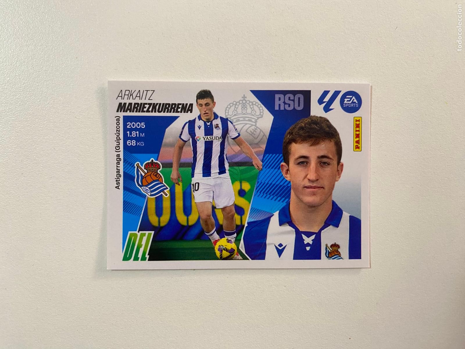 Football Stickers: LALIGA ESTE 2025 2026 EA SPORTS 25 26 ALBUM PANINI LIGA N 19 REAL SOCIEDAD MARIEZKURRENA