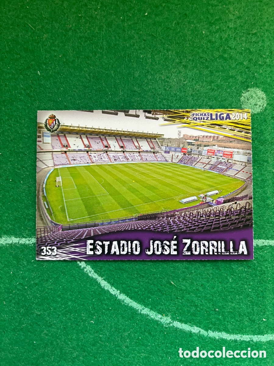 Football Stickers: 353 REAL VALLADOLID LAS FICHAS DE LA LIGA 2013 2014 MUNDICROMO ESTADIO